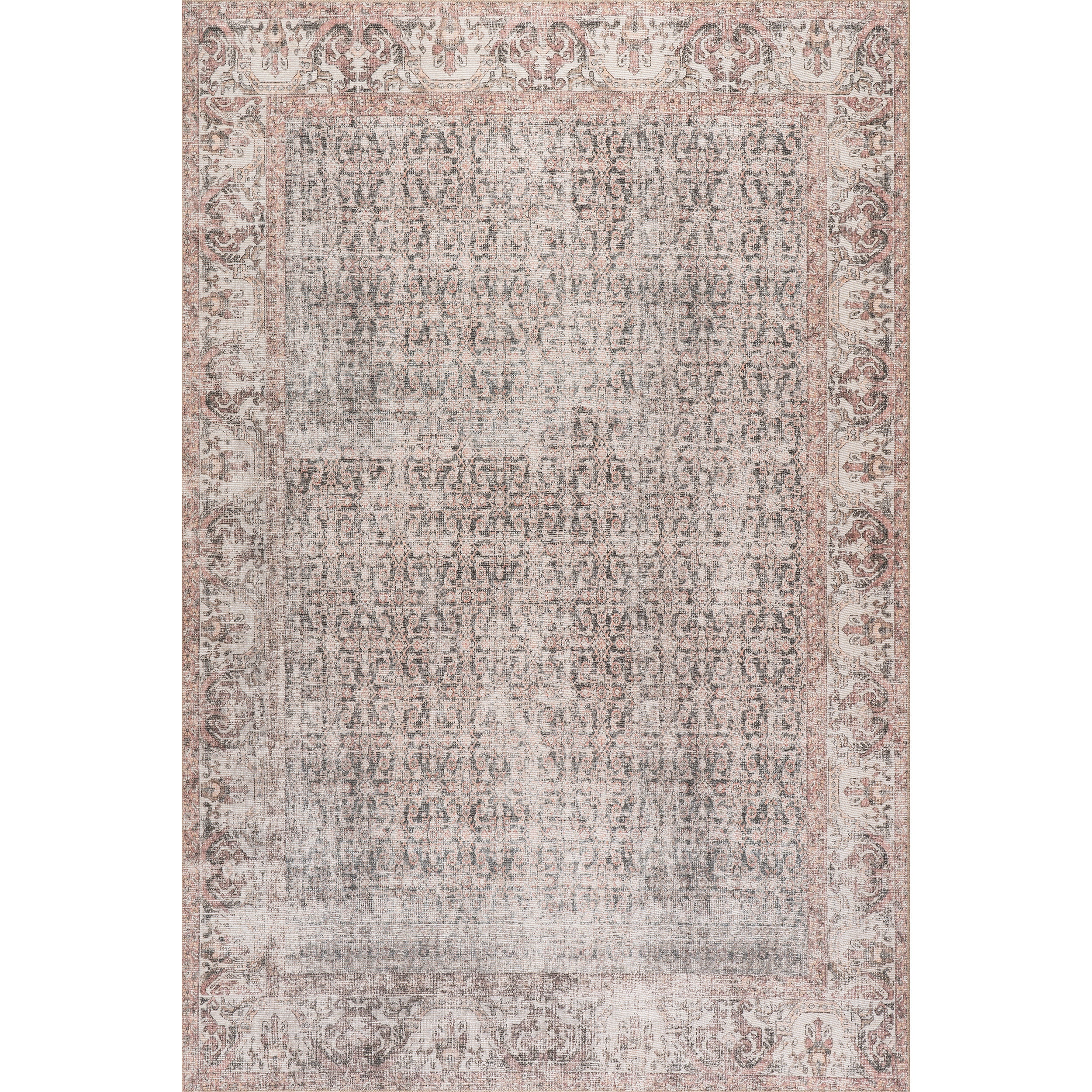 Hillstone Collection Marlowe Traditional Vintage Medallion Area Rug