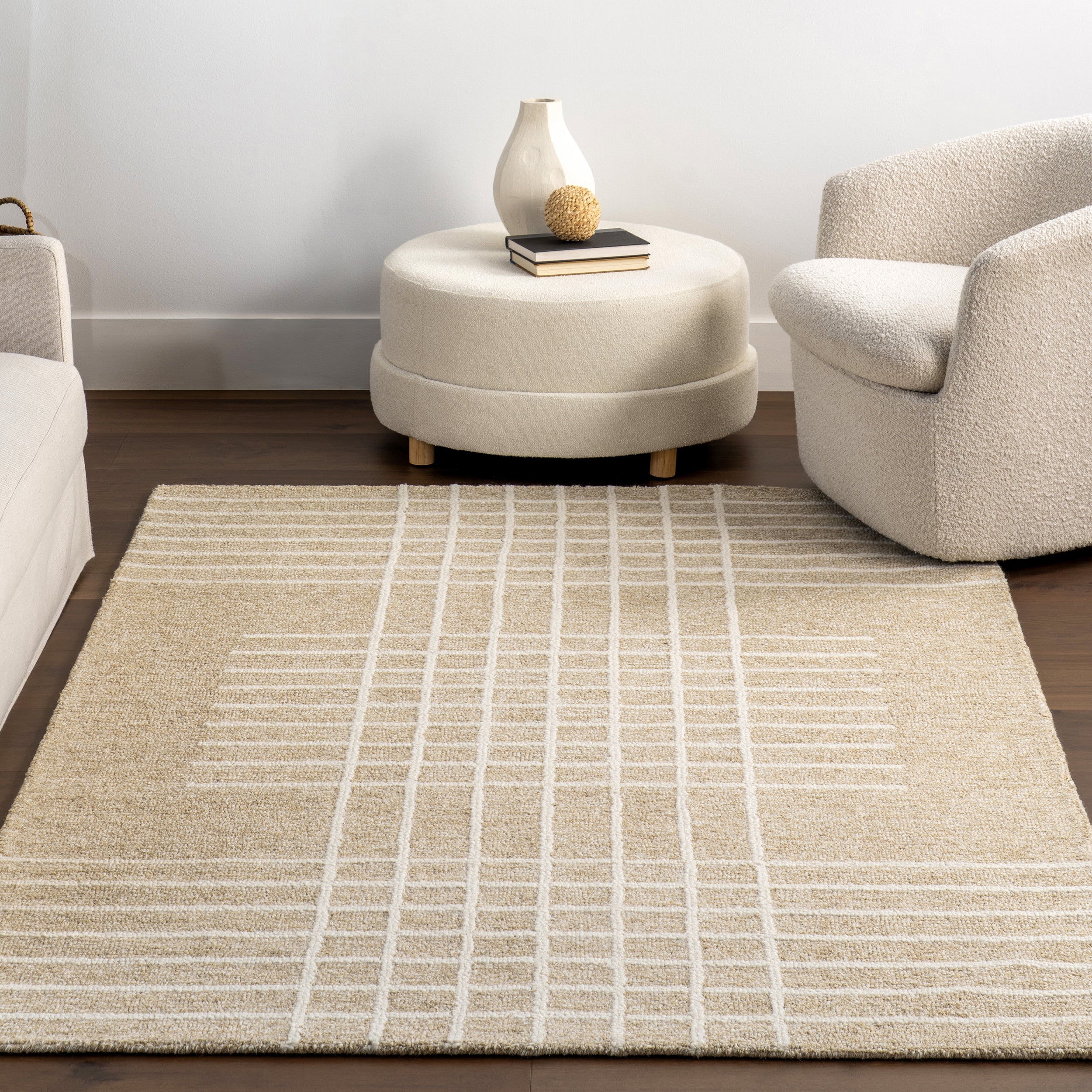 Teigen Contemporary Checkered Area Rug - Image 9