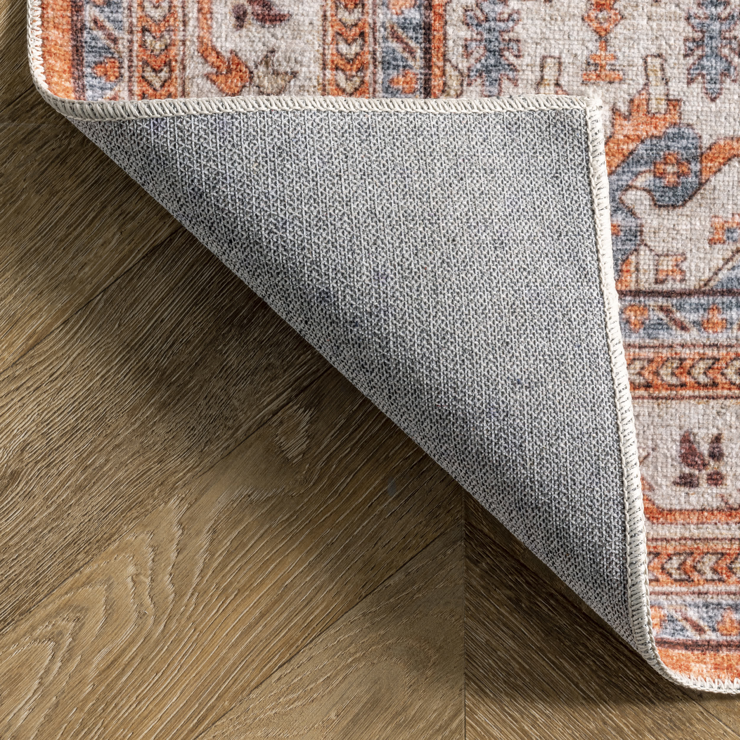 Sky Machine Washable Global Inspired Area Rug - Image 7