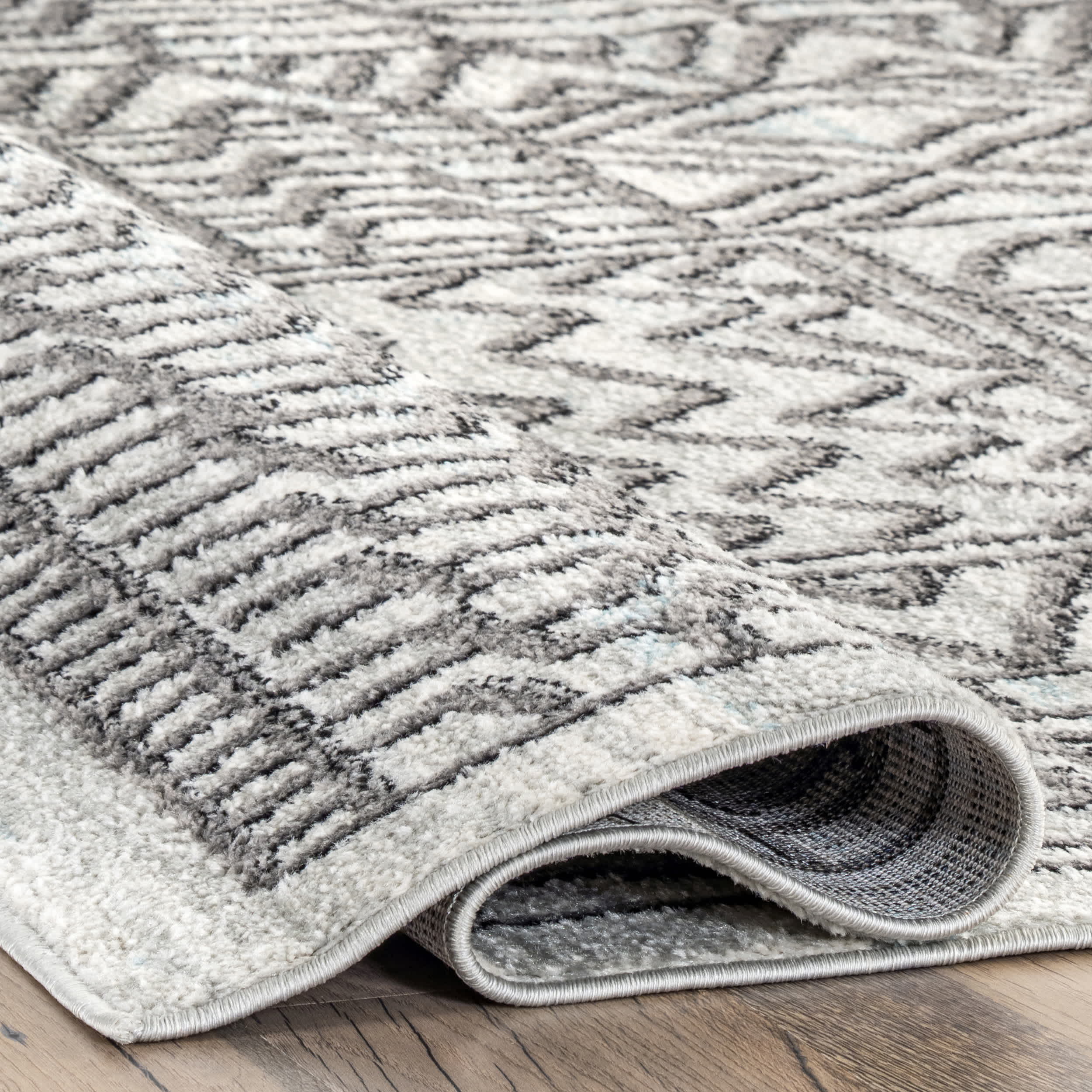 Joannie Contemporary Abstract Patterned Area Rug - Image 4