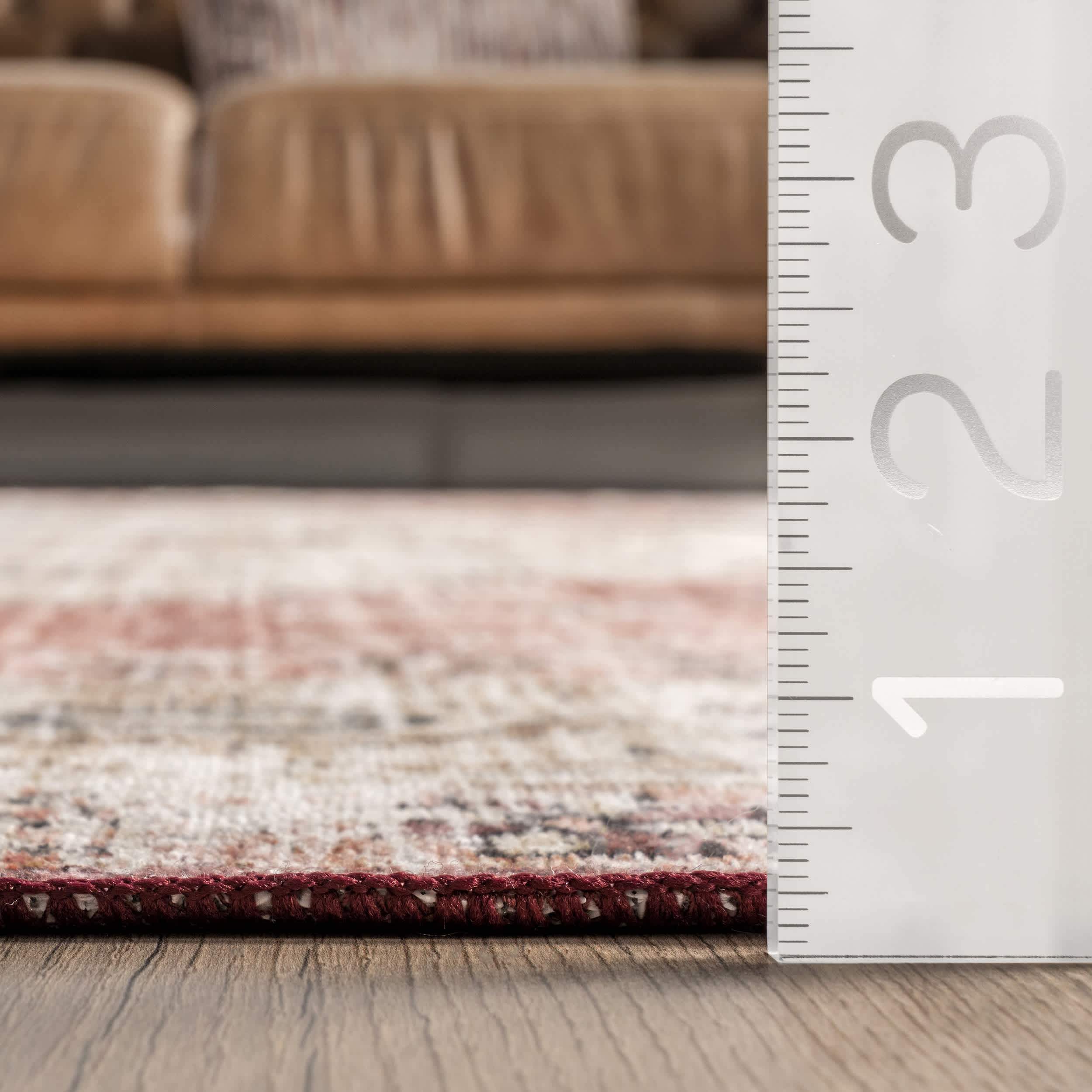 Palace Medallion Washable Area Rug - Image 3