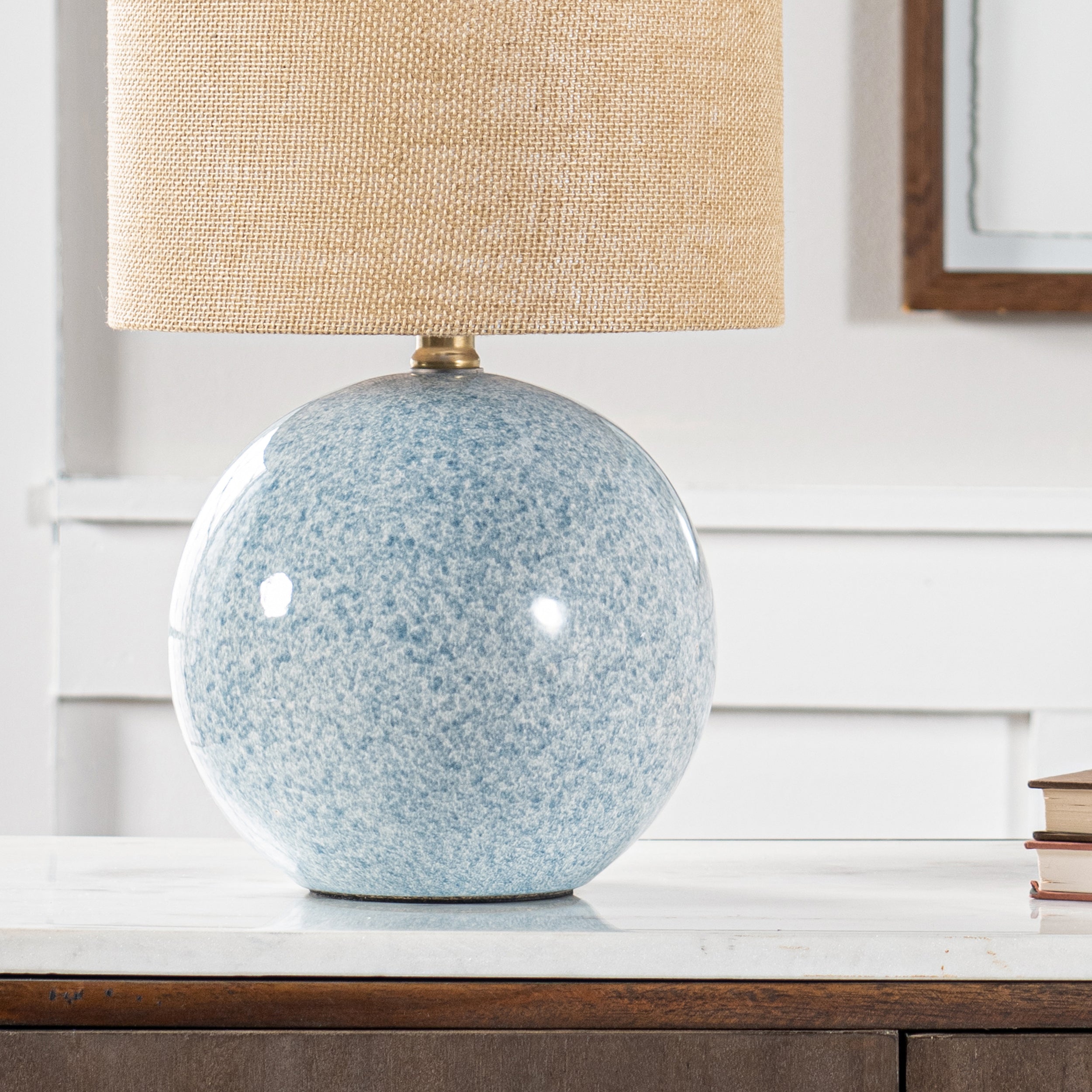 18-inch Coastal Ceramic Table Lamp - Image 6