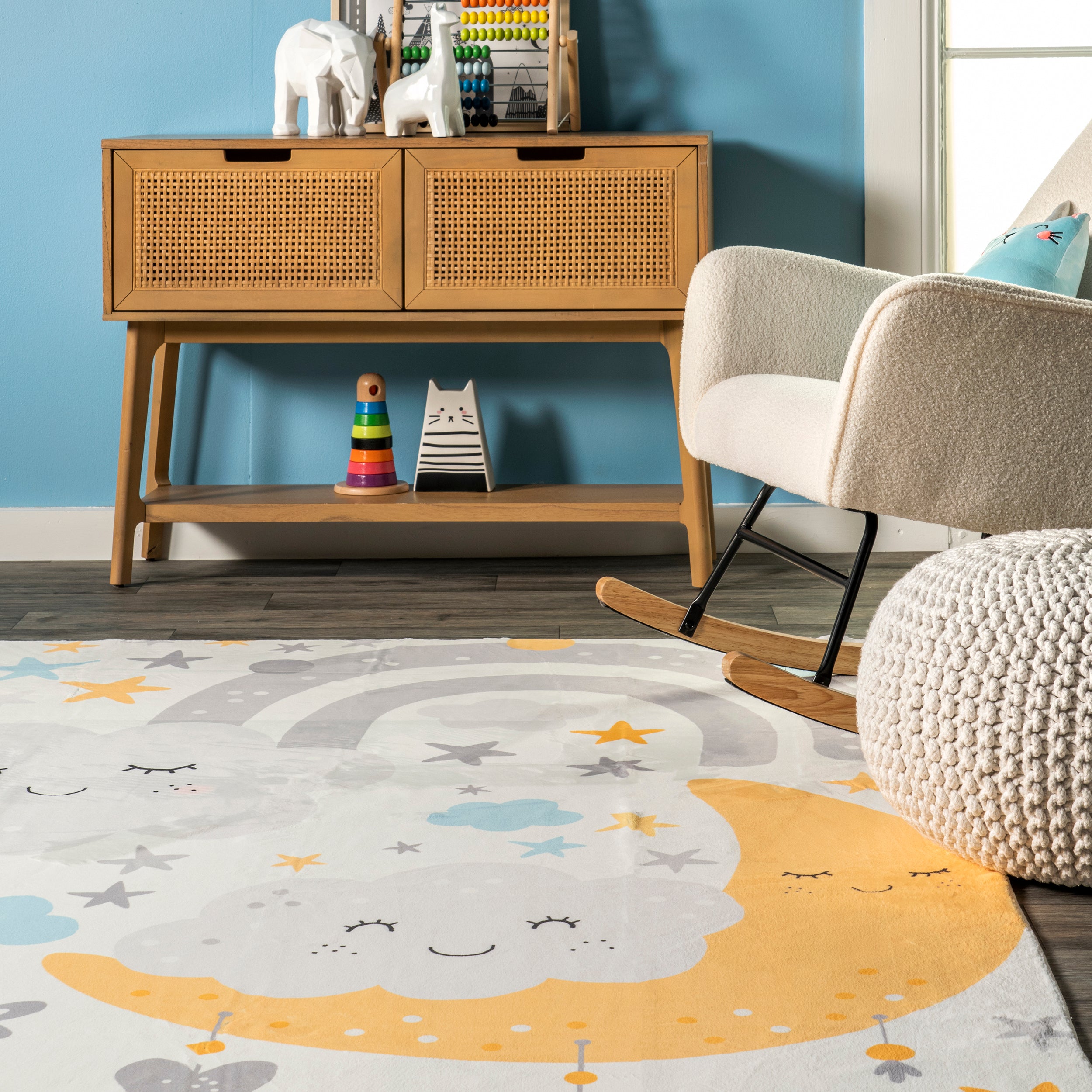 Sweet Dreams Machine Washable Kids Area Rug - Image 8