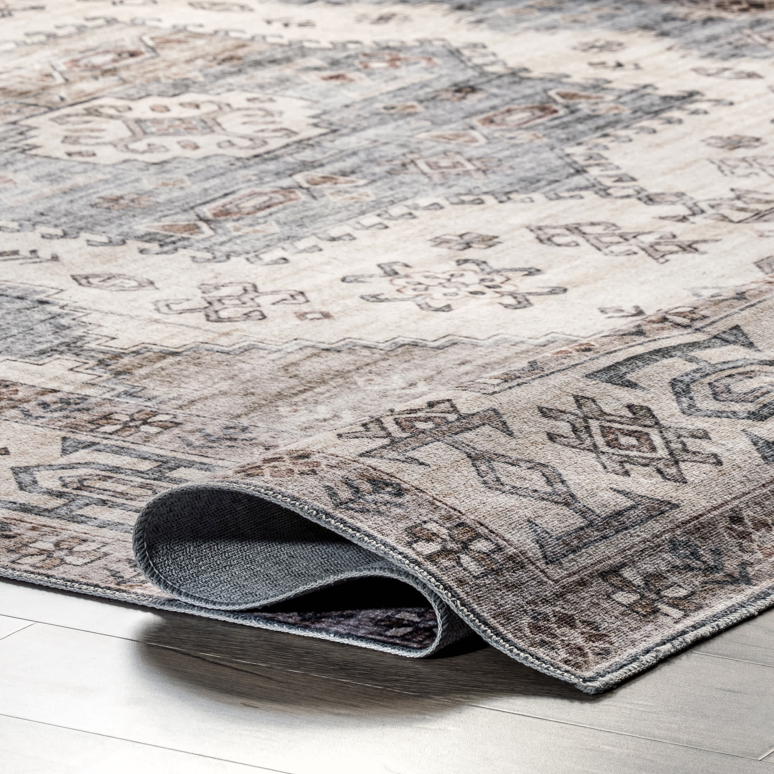 Palace Medallion Washable Area Rug - Image 14
