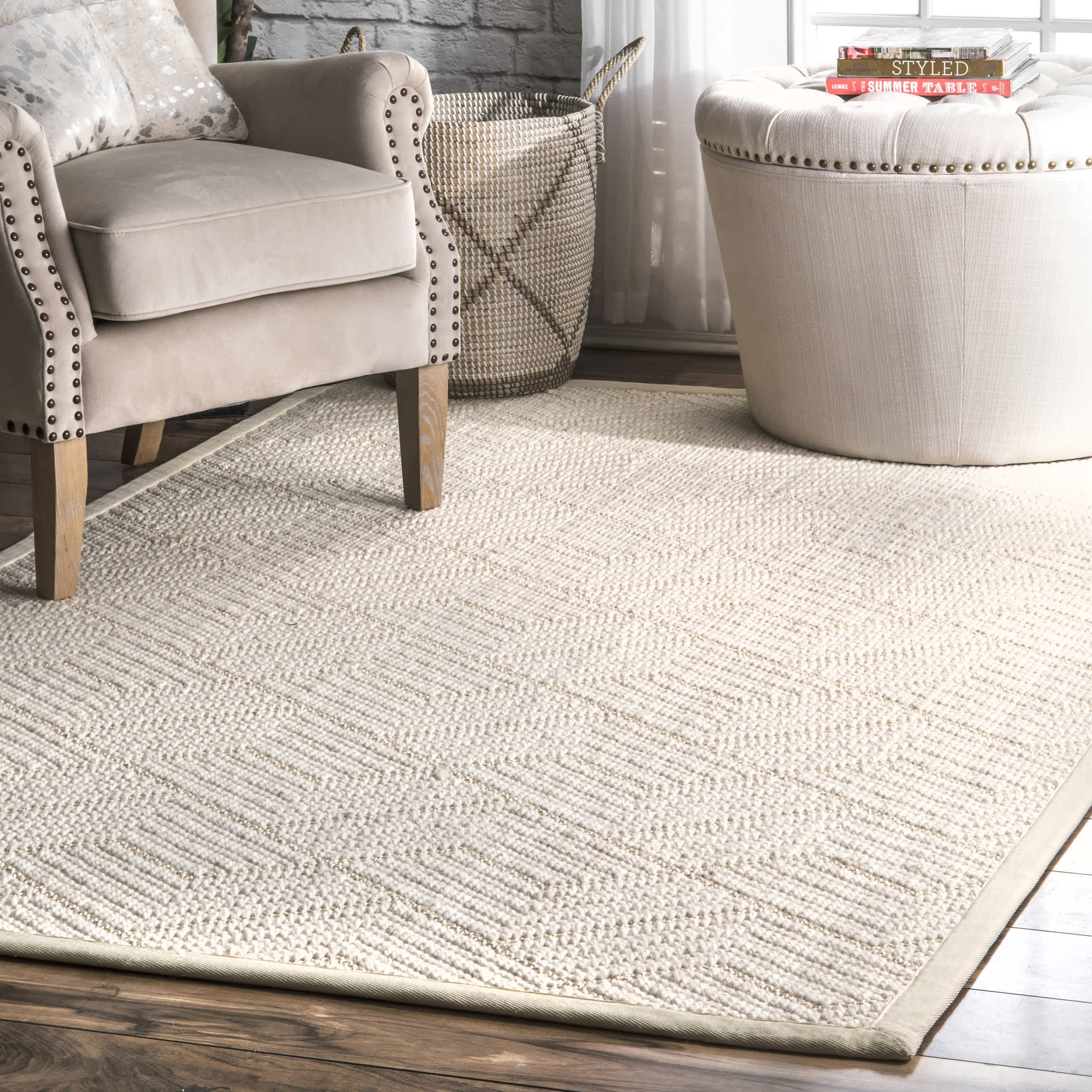 Natural Textured Suzanne Area Rug - Image 2