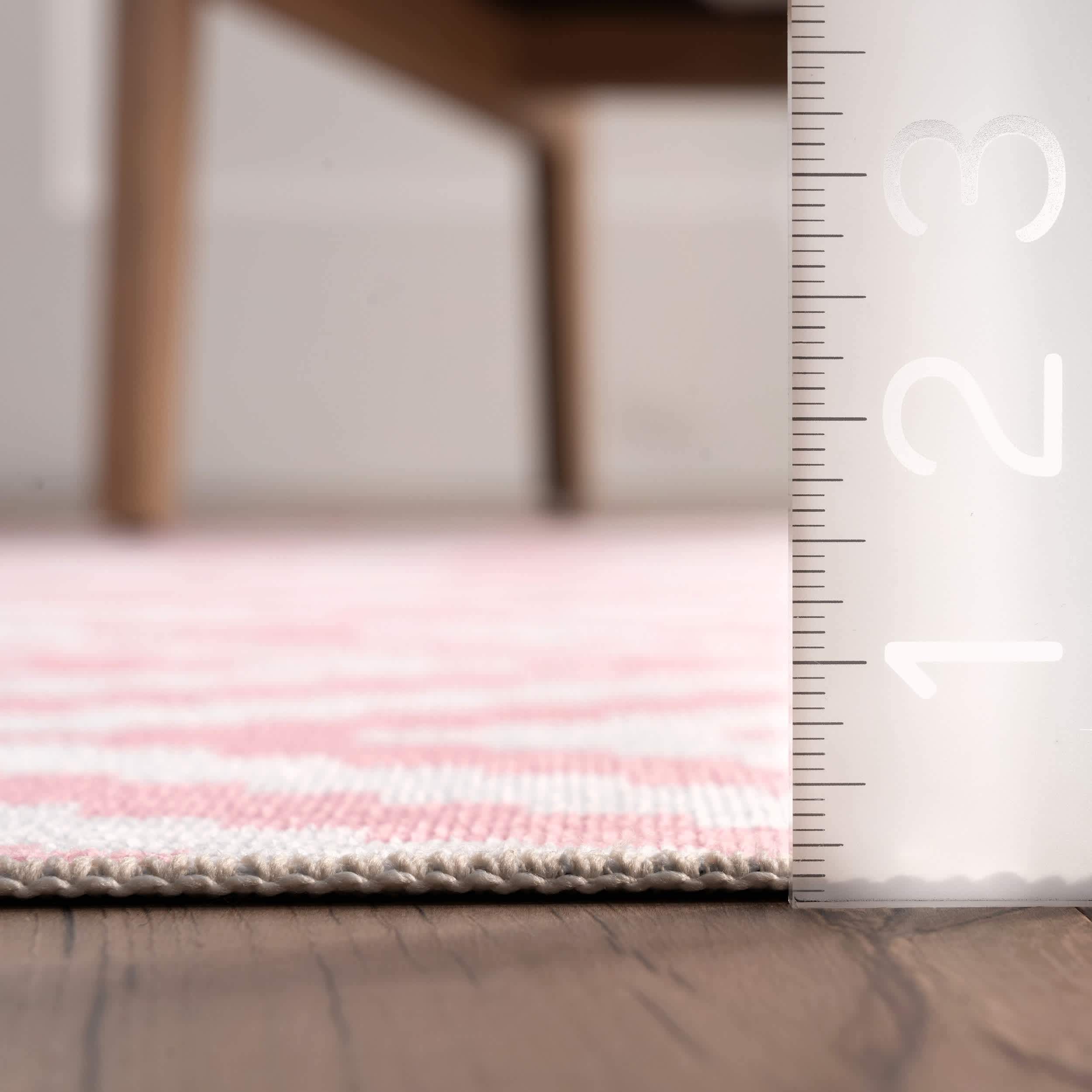 Kellee Machine Washable Modern Diamonds Area Rug - Image 14