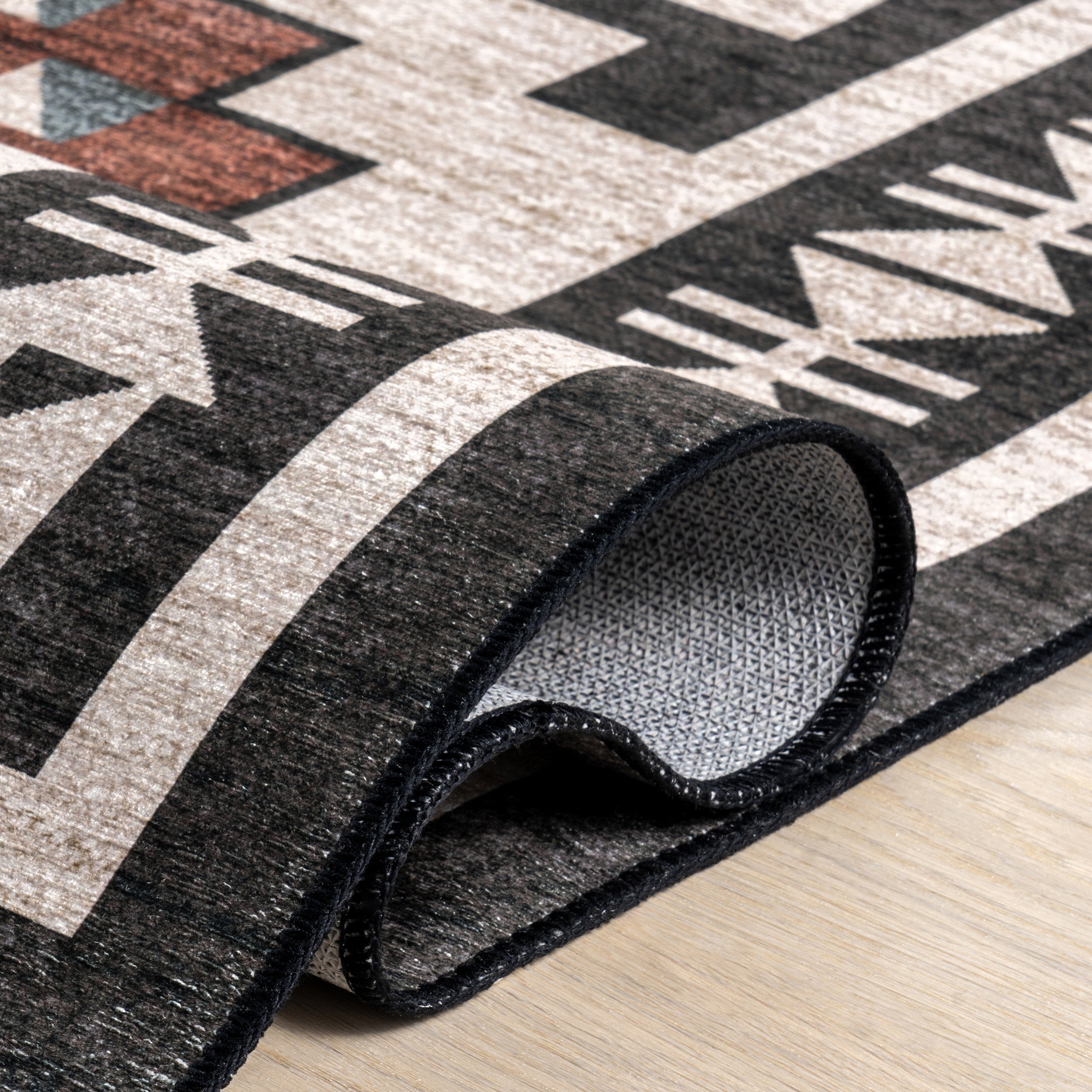 Calli SplashGuard Southwestern Machine Washable Area Rug - Image 4