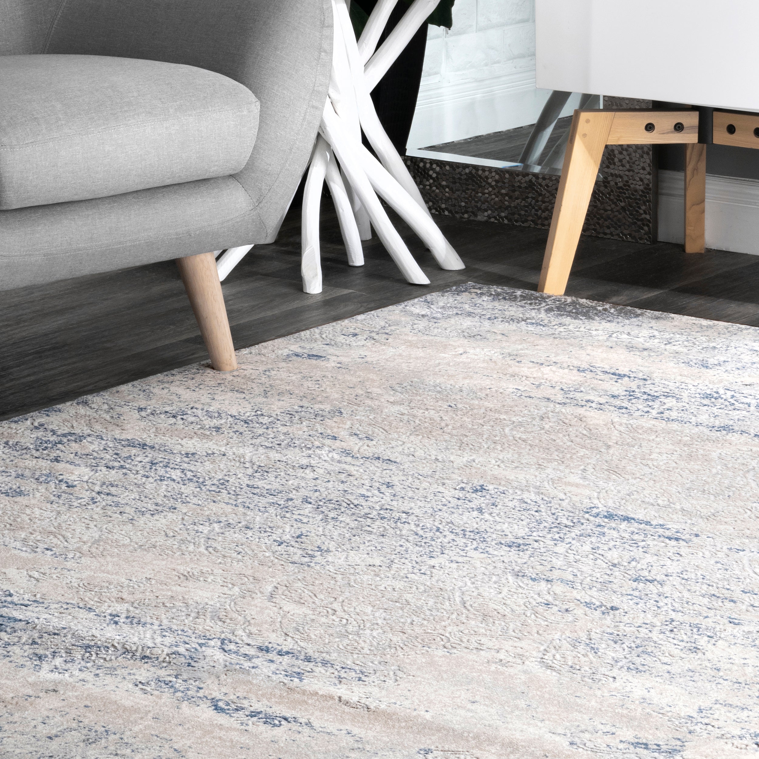 Twilight Tribal Distressed Area Rug - Image 7