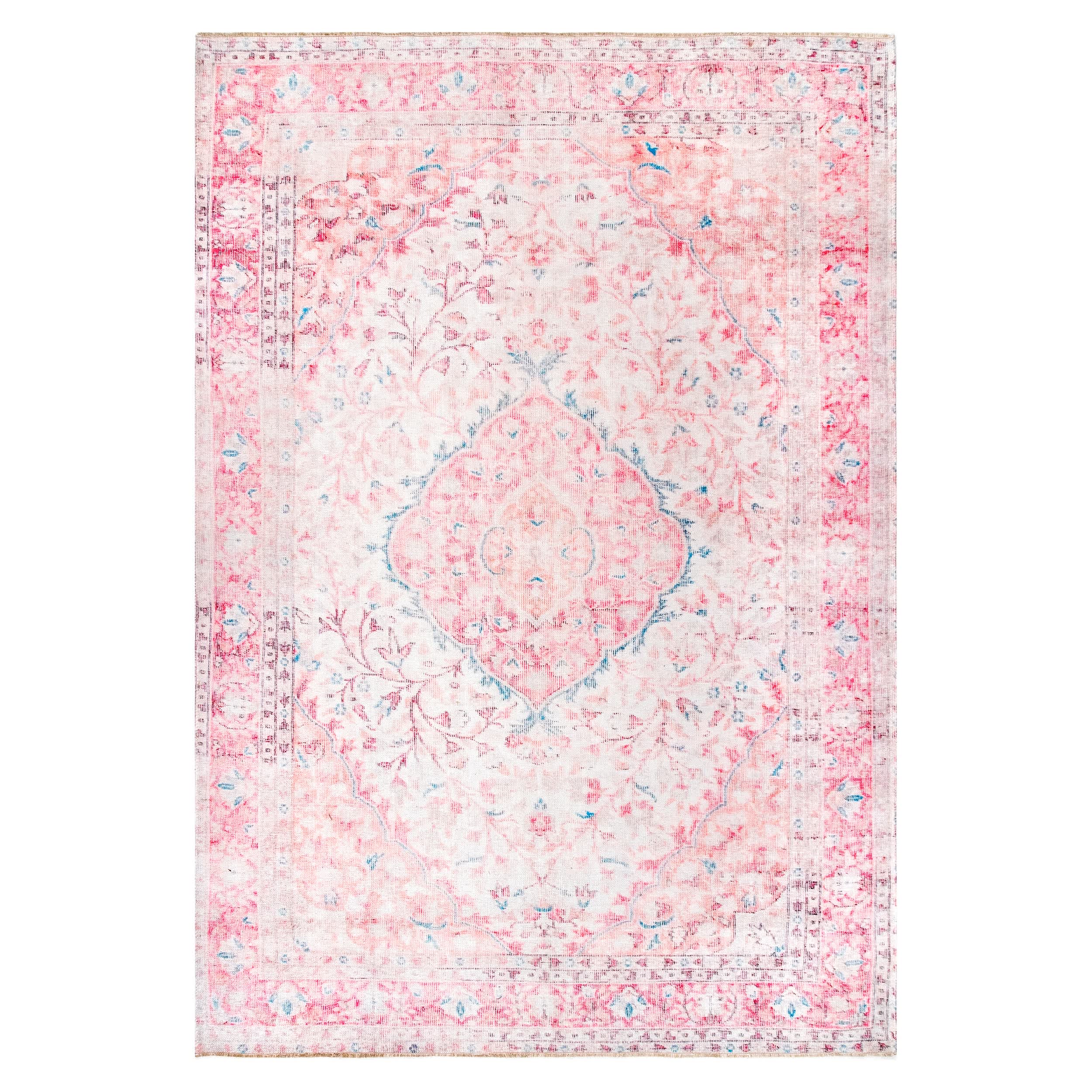 nuLOOM Patsy Vintage Medallion Machine Washable Area Rug