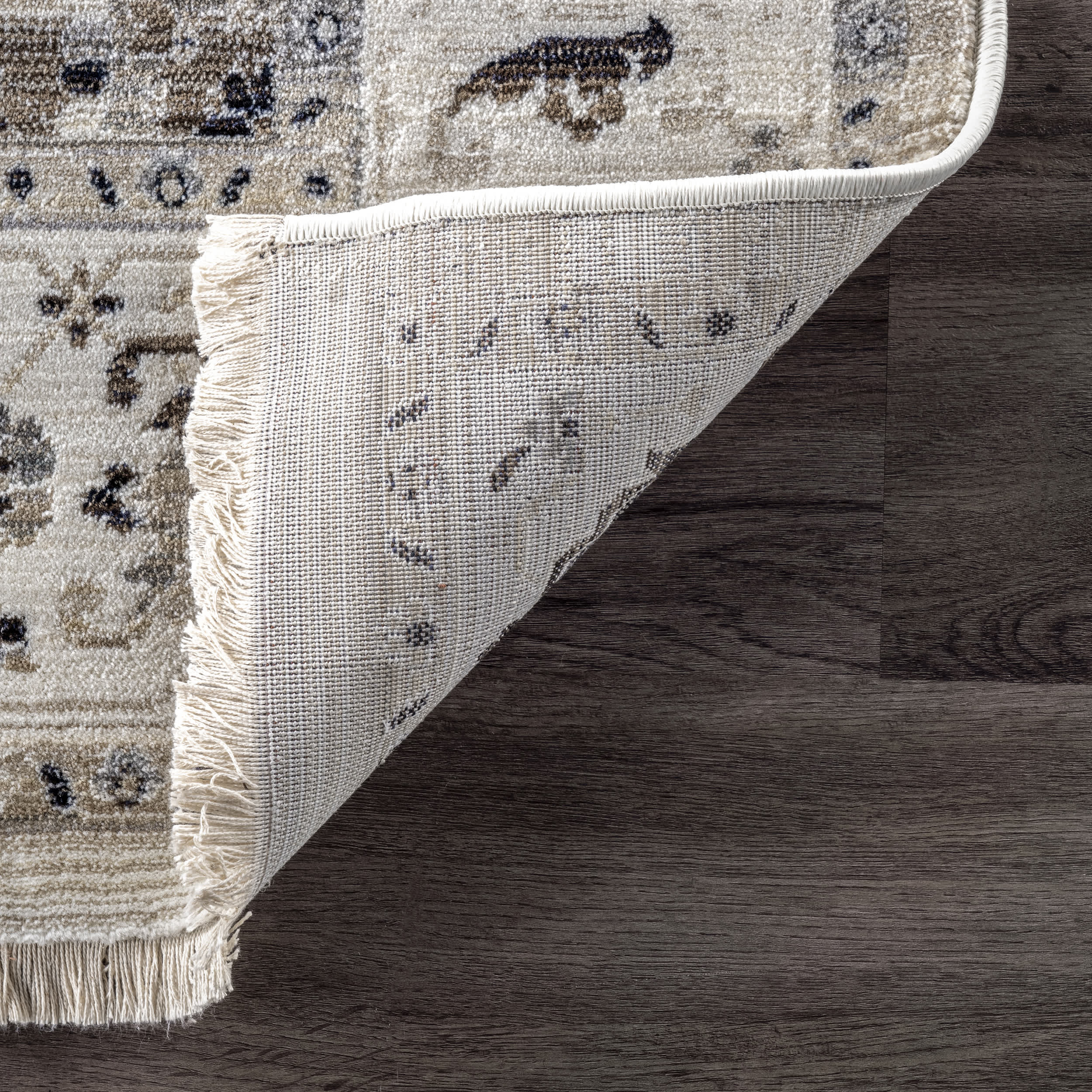 Oliveira Floral Medallion Fringe - Image 17