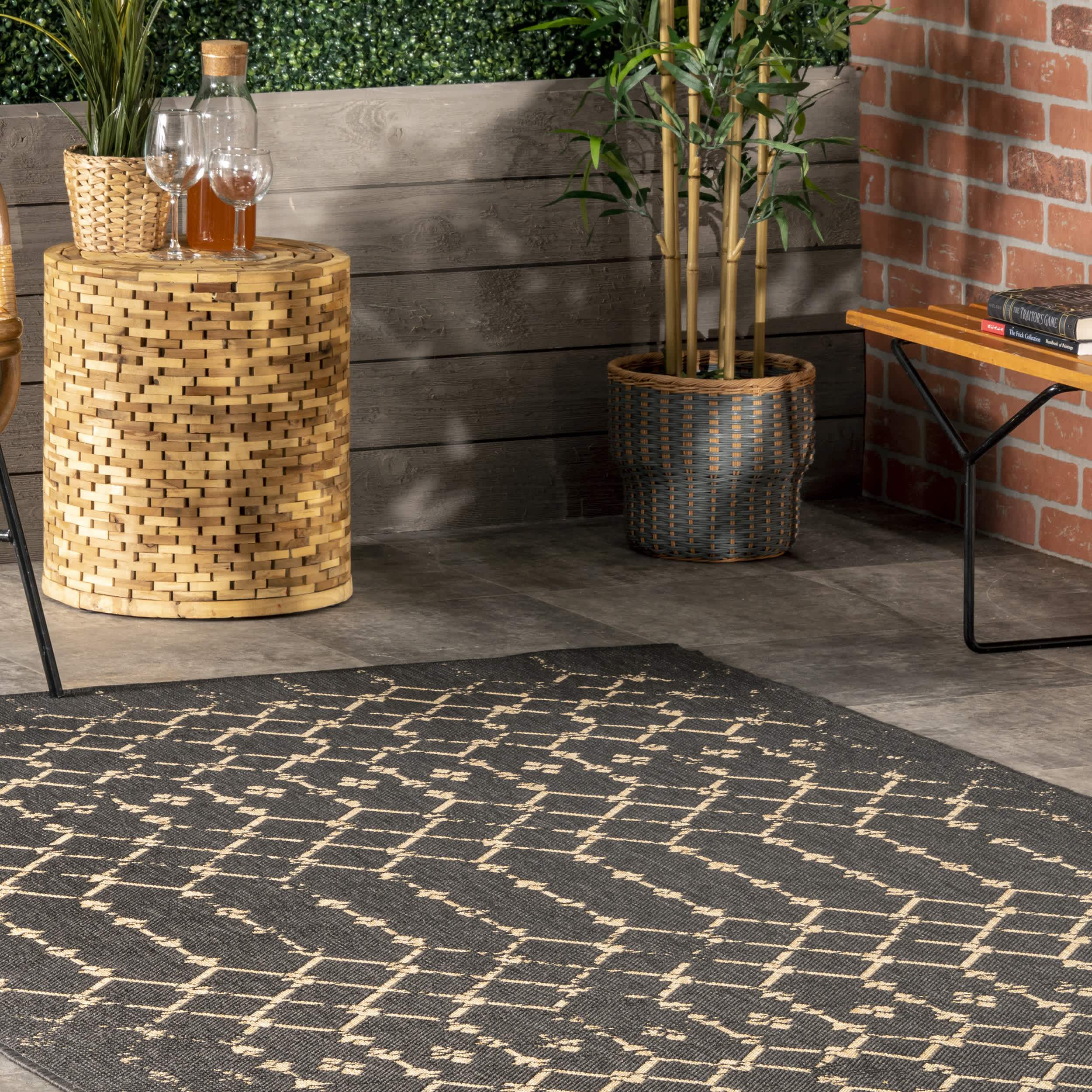 Grayson Moroccan Trellis Indoor/Outdoor Area Rug - Image 18