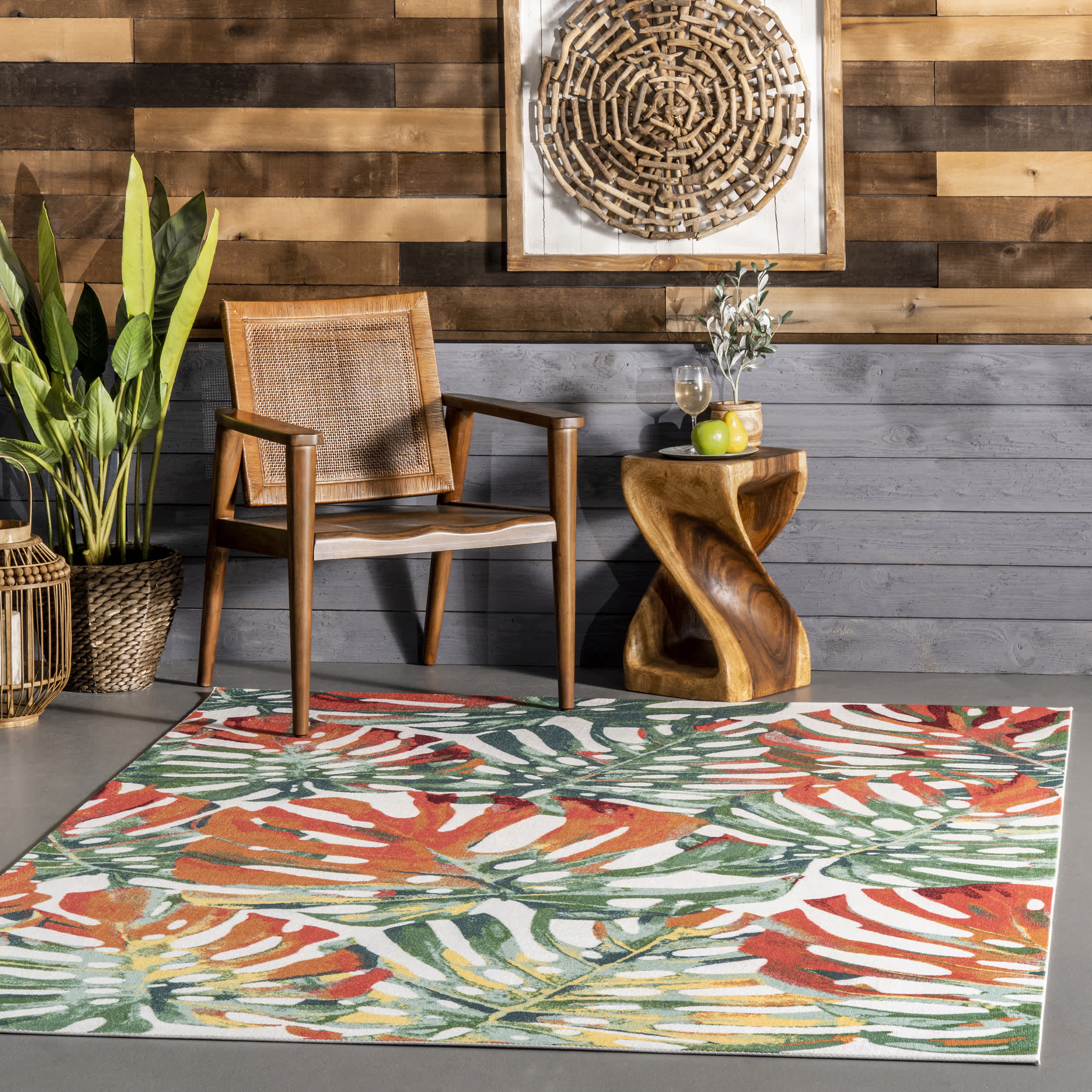 Contemporary Floral Janice Area Rug - Image 2