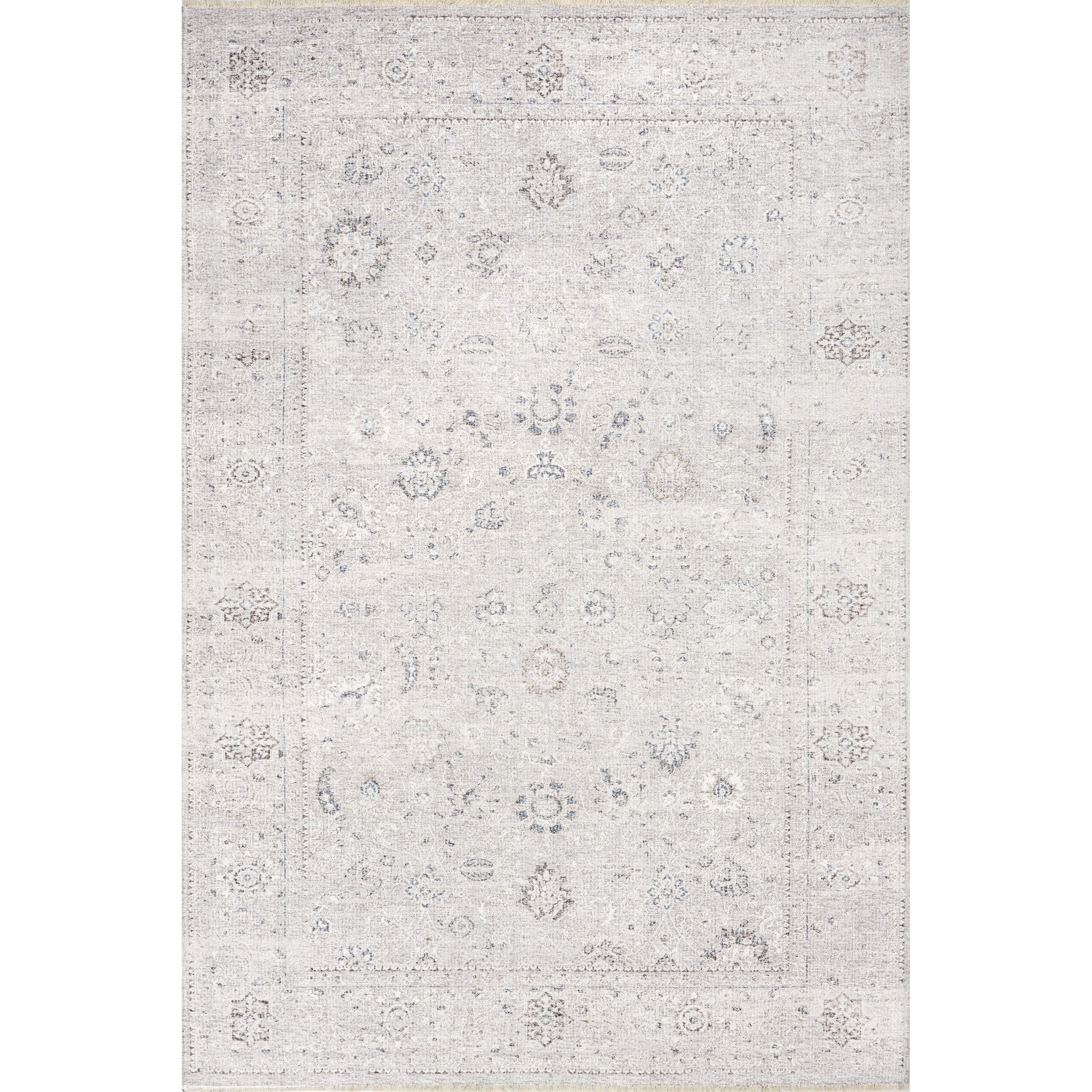 Ayleen SpinClean Traditional Machine Washable Area Rug