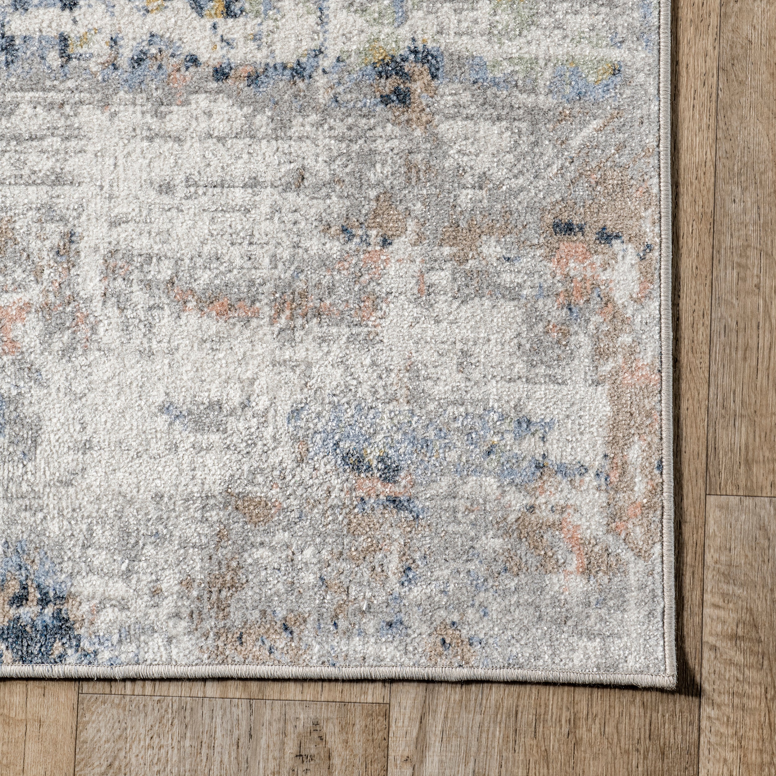 Aaliyah Casual Abstract Machine Washable Area Rug - Image 5