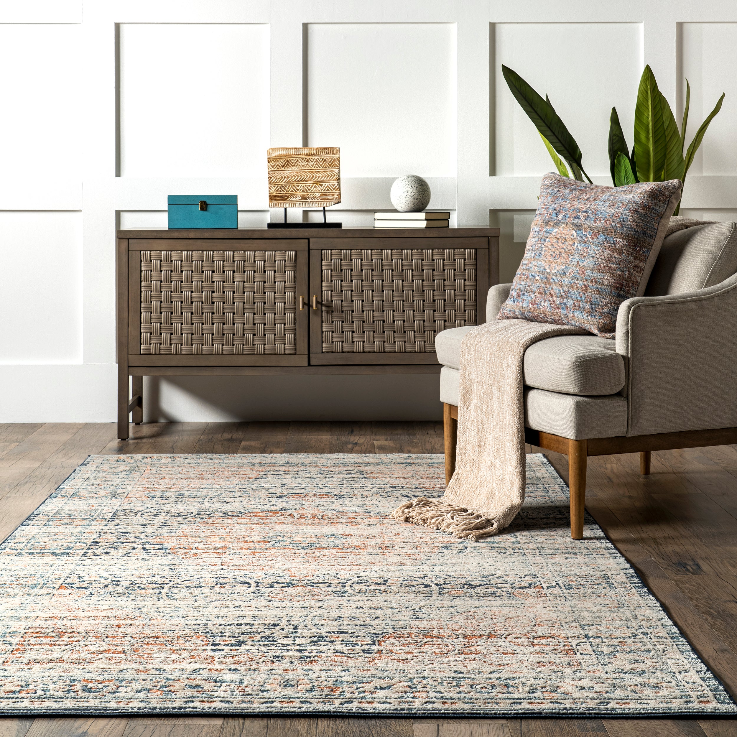 Adamina Vintage Persian Area Rug - Image 8