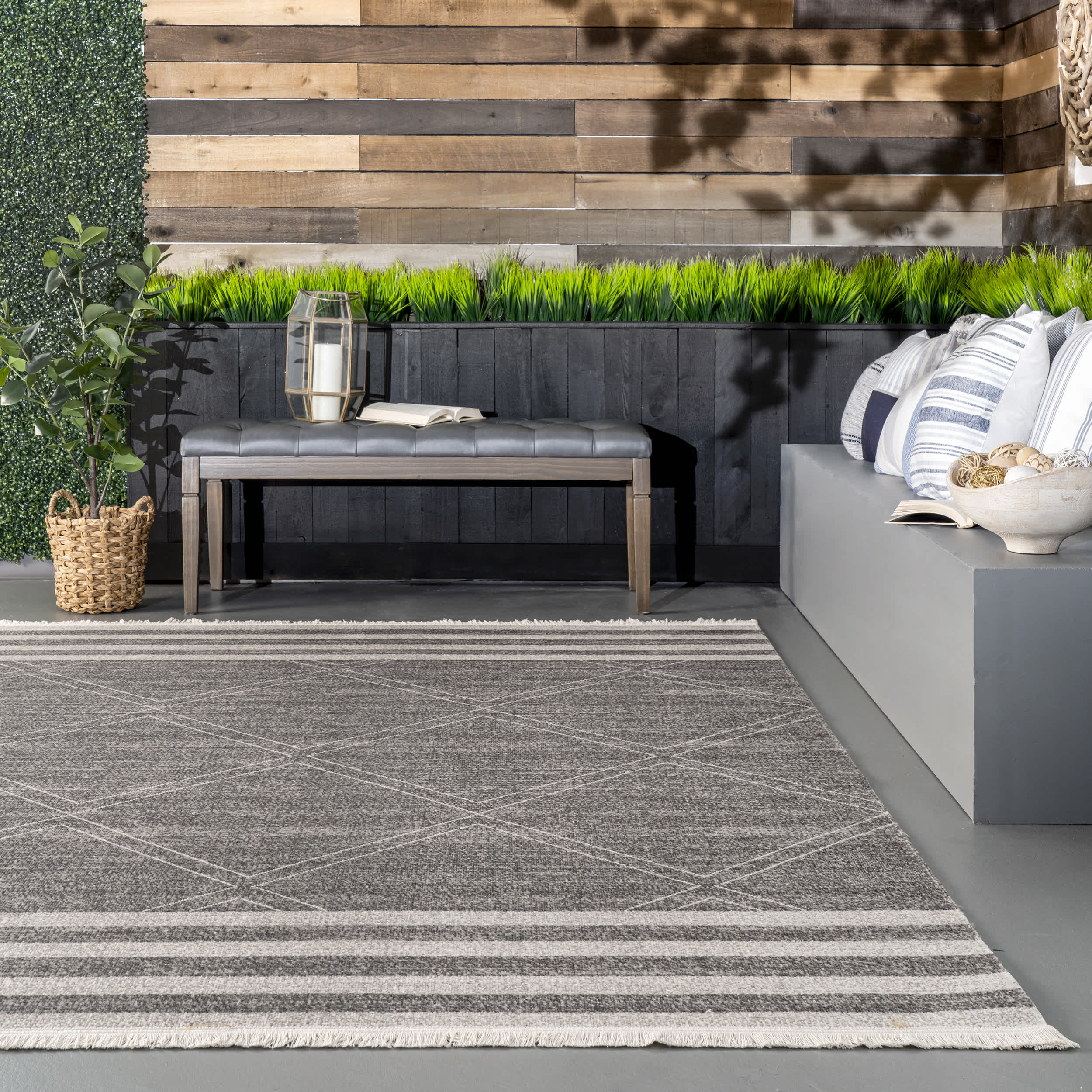 Roberge Coastal Indoor/Outdoor Area Rug - Image 18