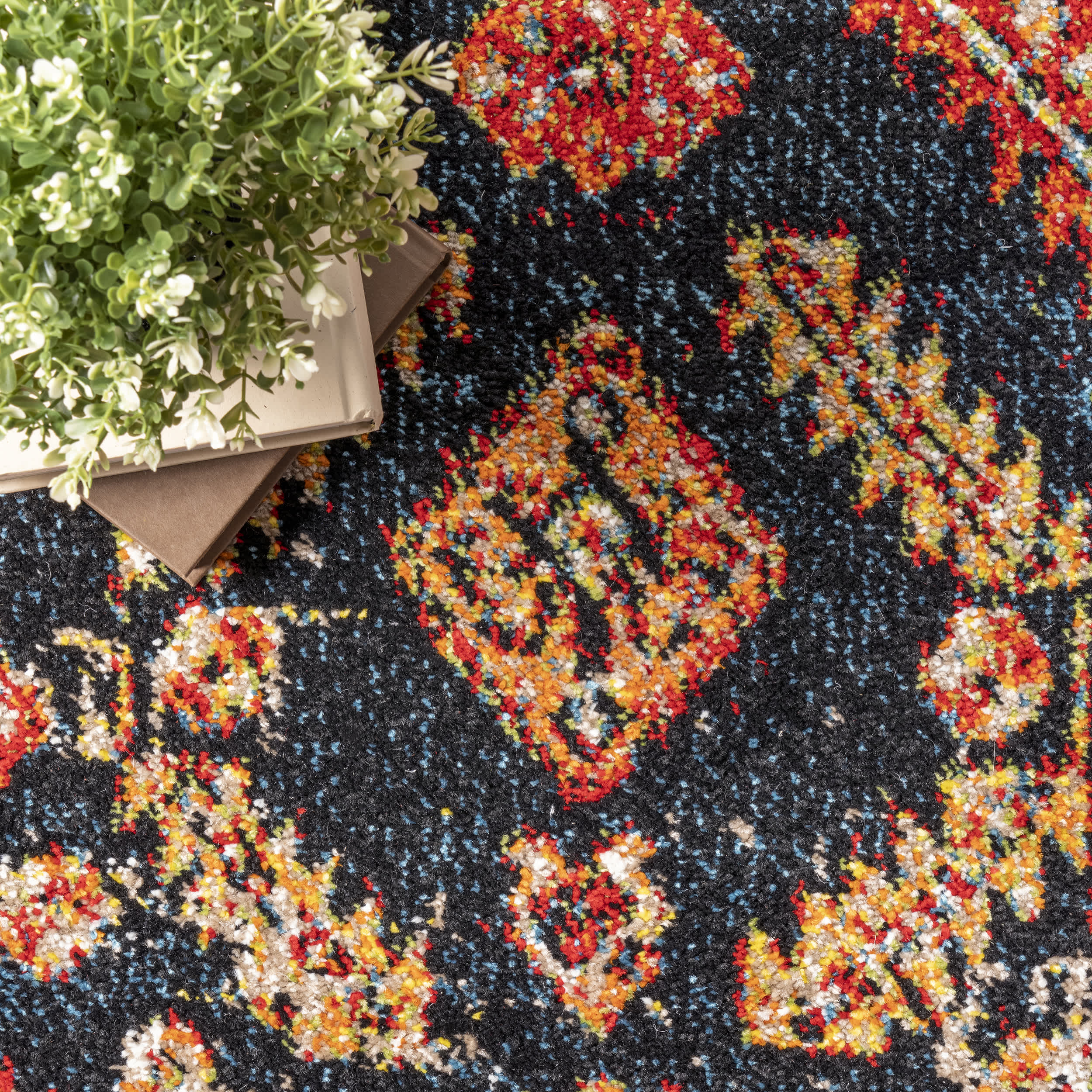 Indoor/Outdoor Transitional Floral Jane Area Rug - Image 6