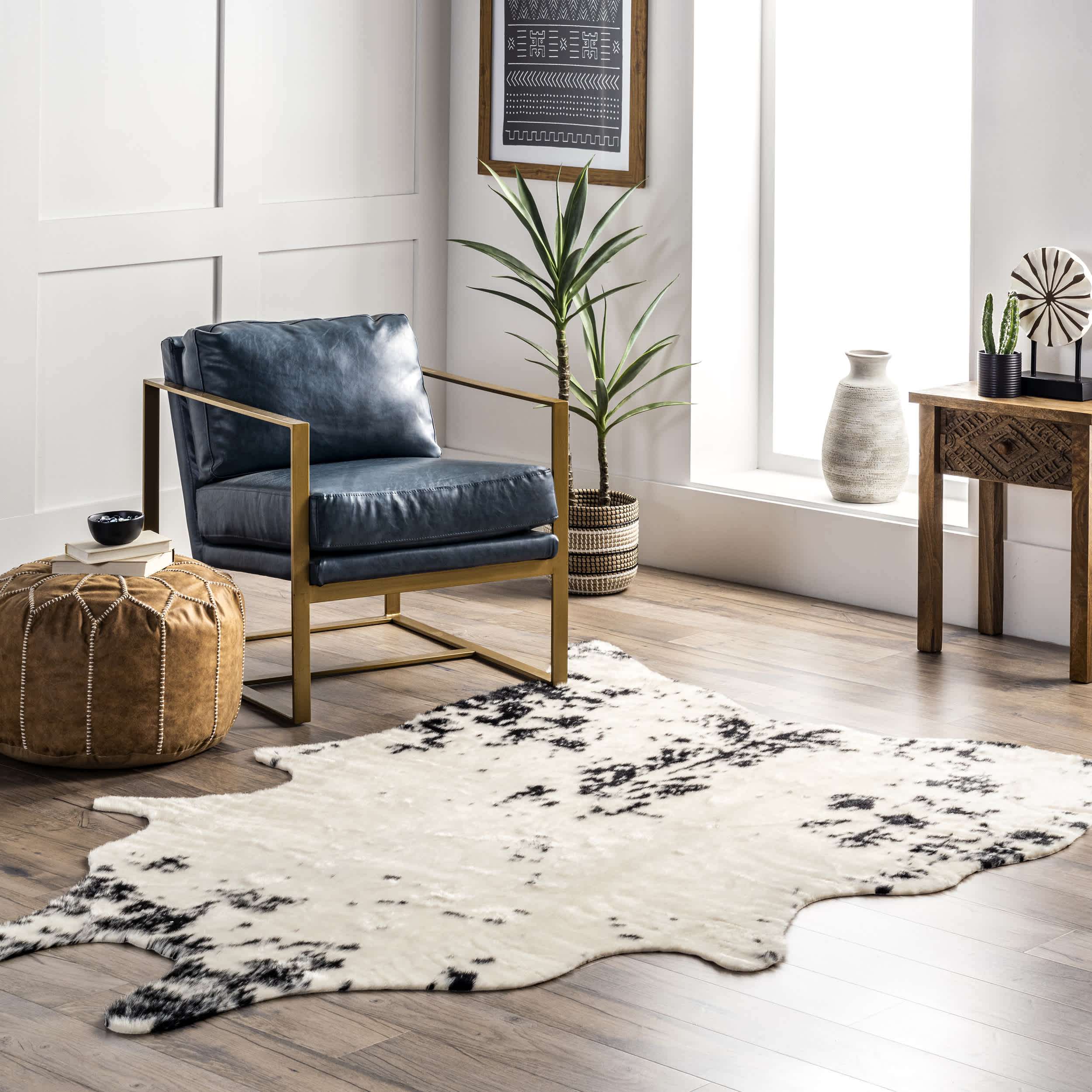 Faux Cowhide Washable Area Rug - Image 21