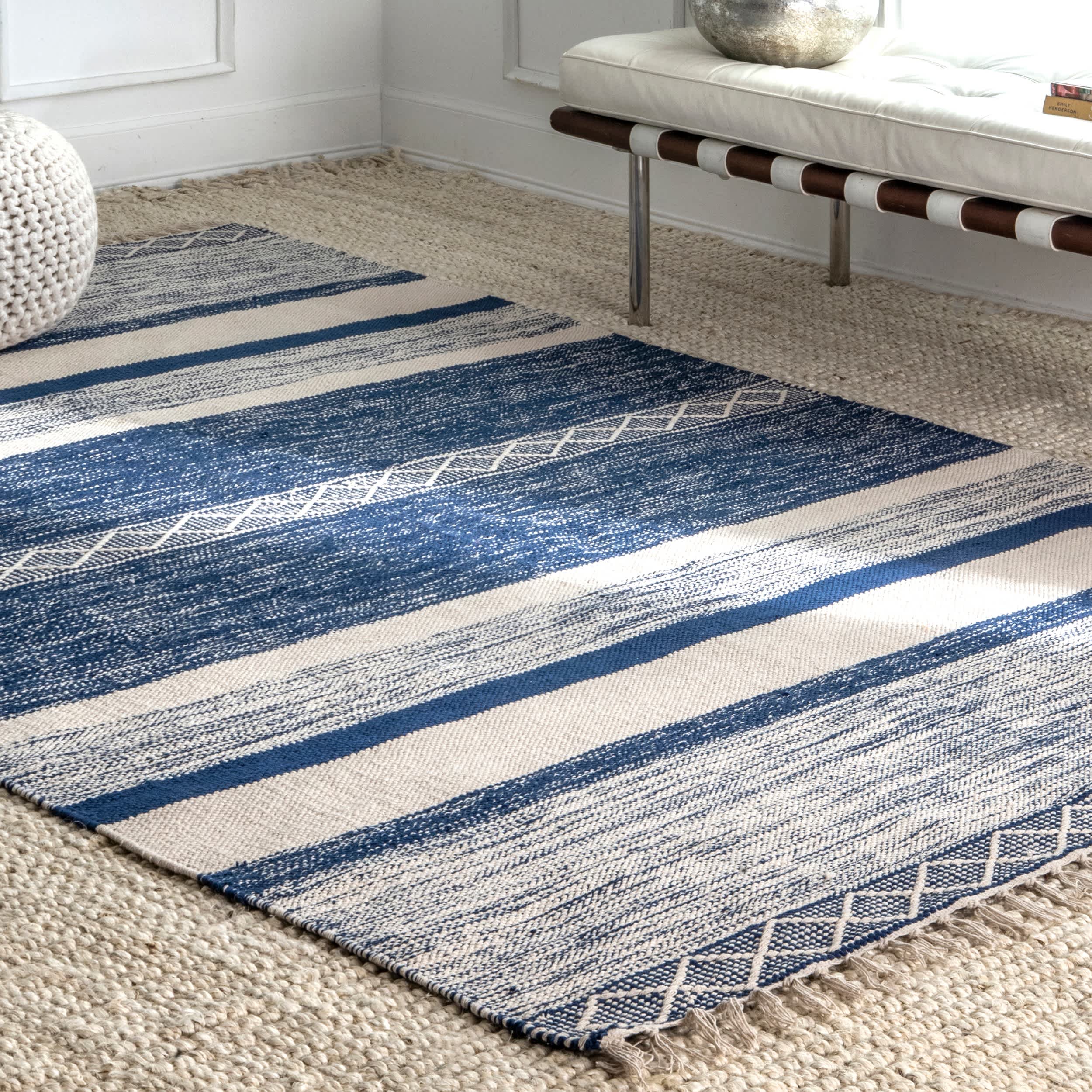 Striped Fringe Angela Area Rug - Image 2