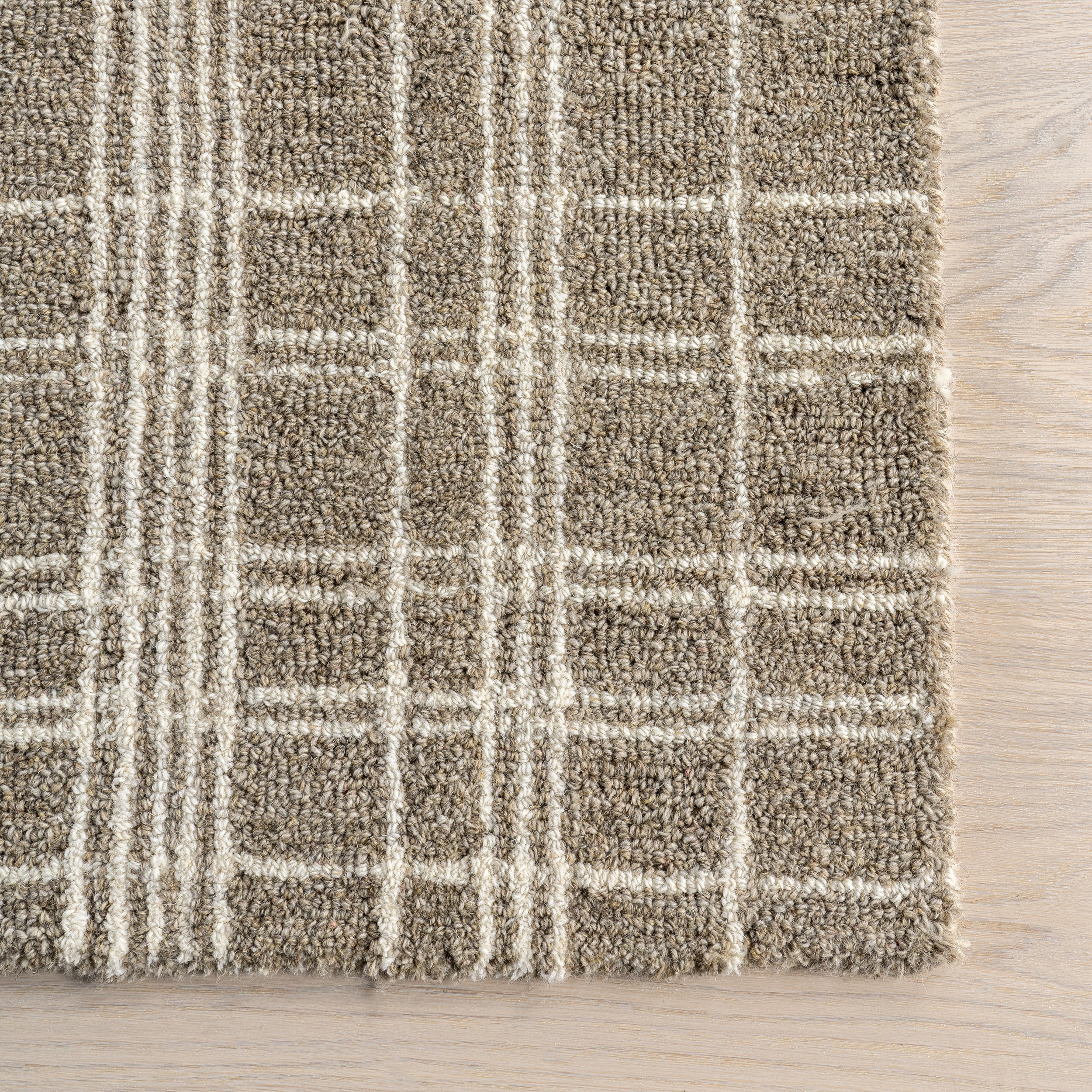 Tirza Plaid Wool Area Rug - Image 6