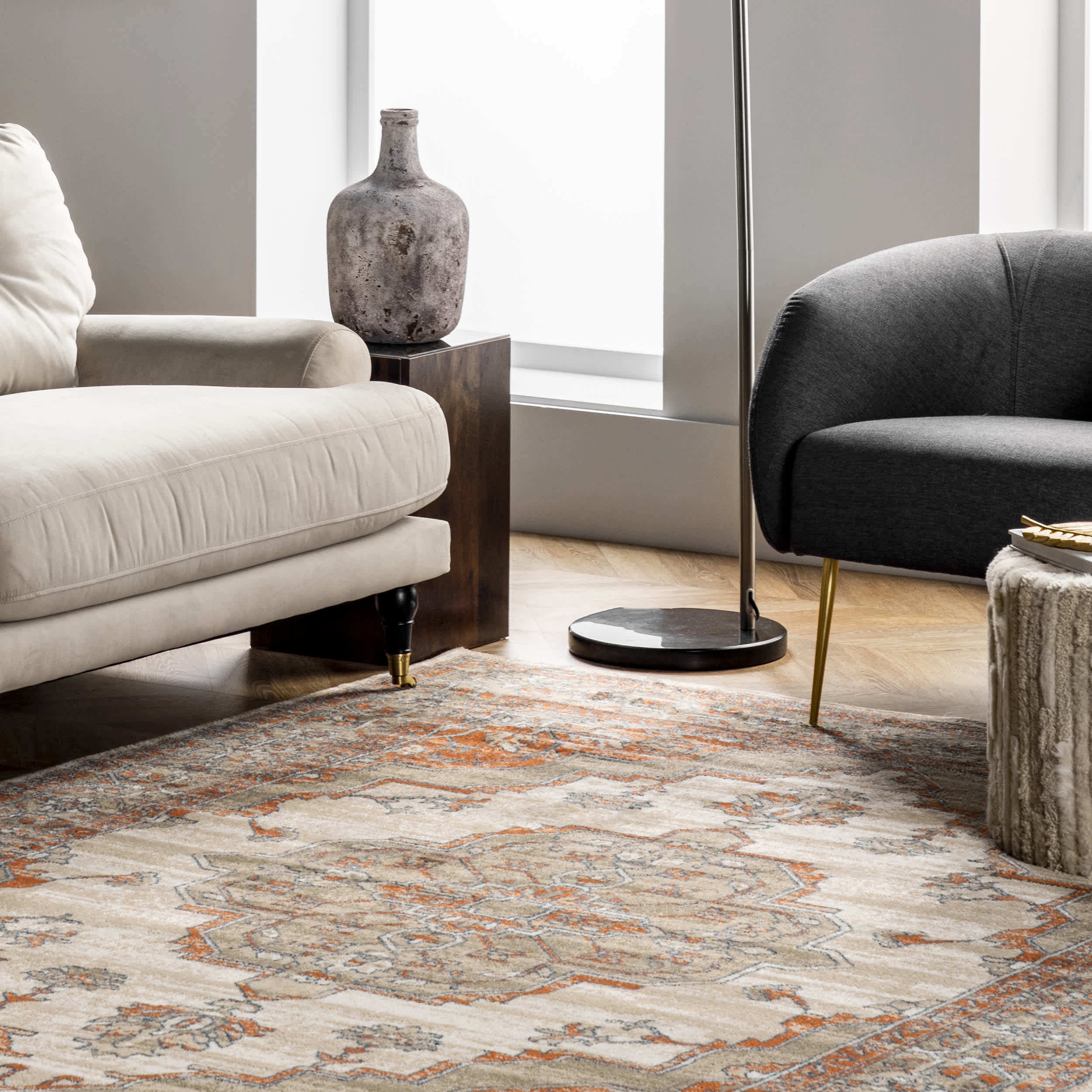 Talulla Faded Medallion Area Rug - Image 9