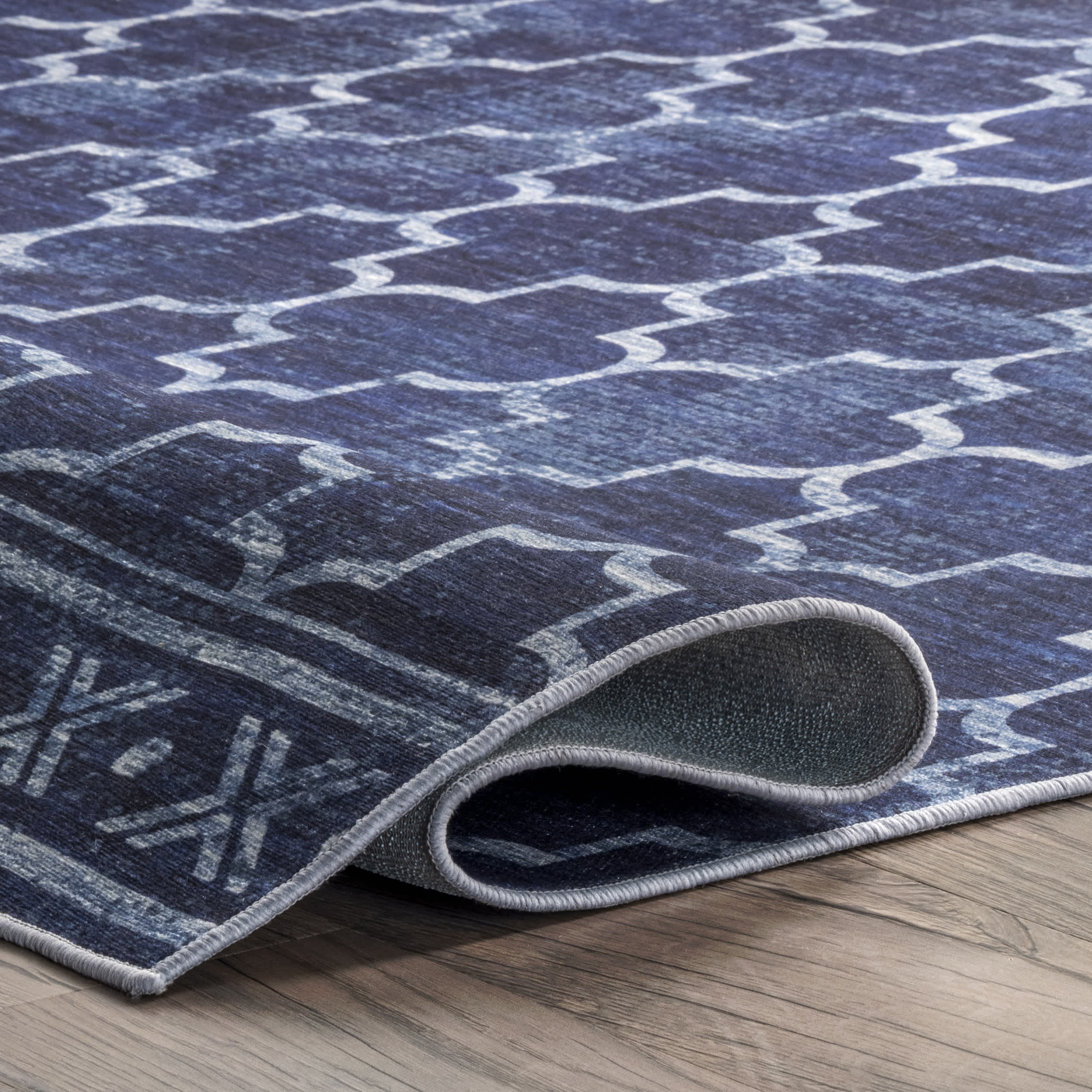 Maribel Geometric Machine Washable Indoor/Outdoor Area Rug - Image 4