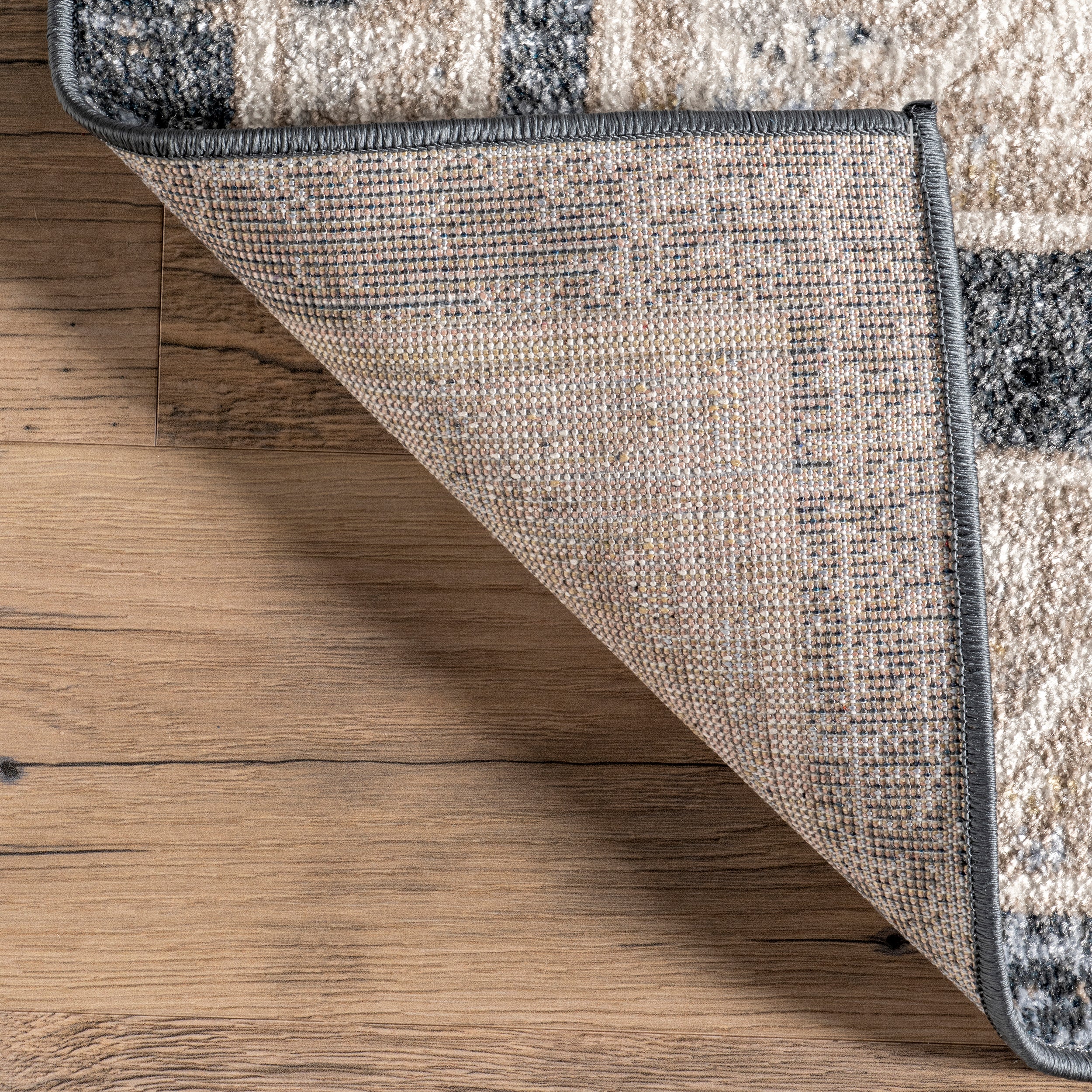 Nika Modern Faded Machine Washable Area Rug - Image 7