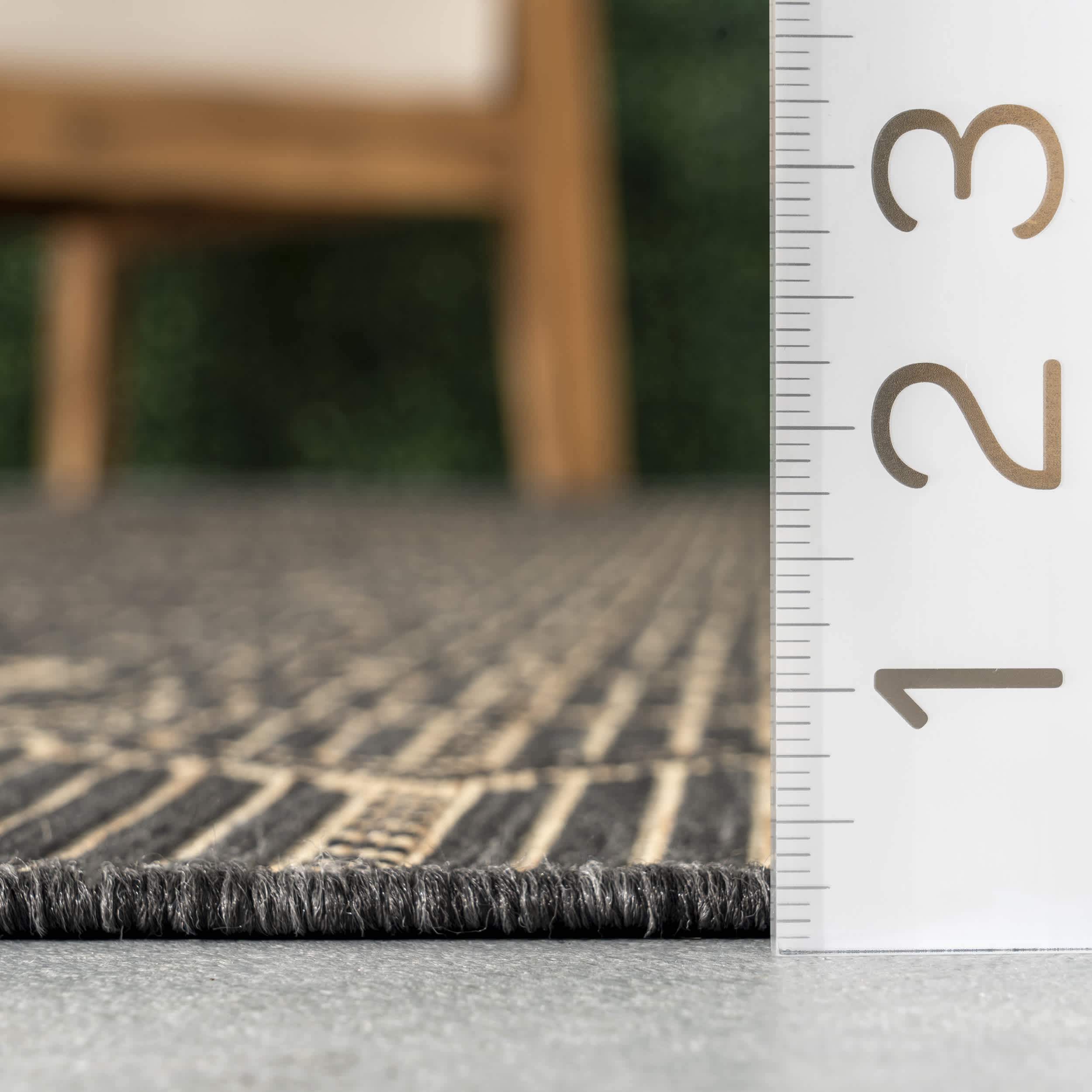 Elara Global Inspired Trellis Indoor/Outdoor Area Rug - Image 3