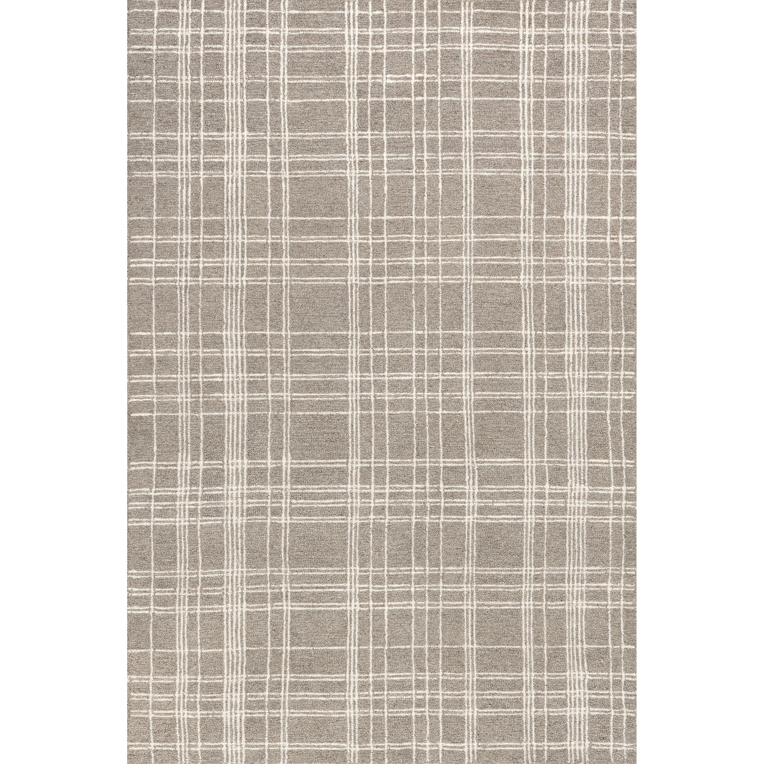 Tirza Plaid Wool Area Rug