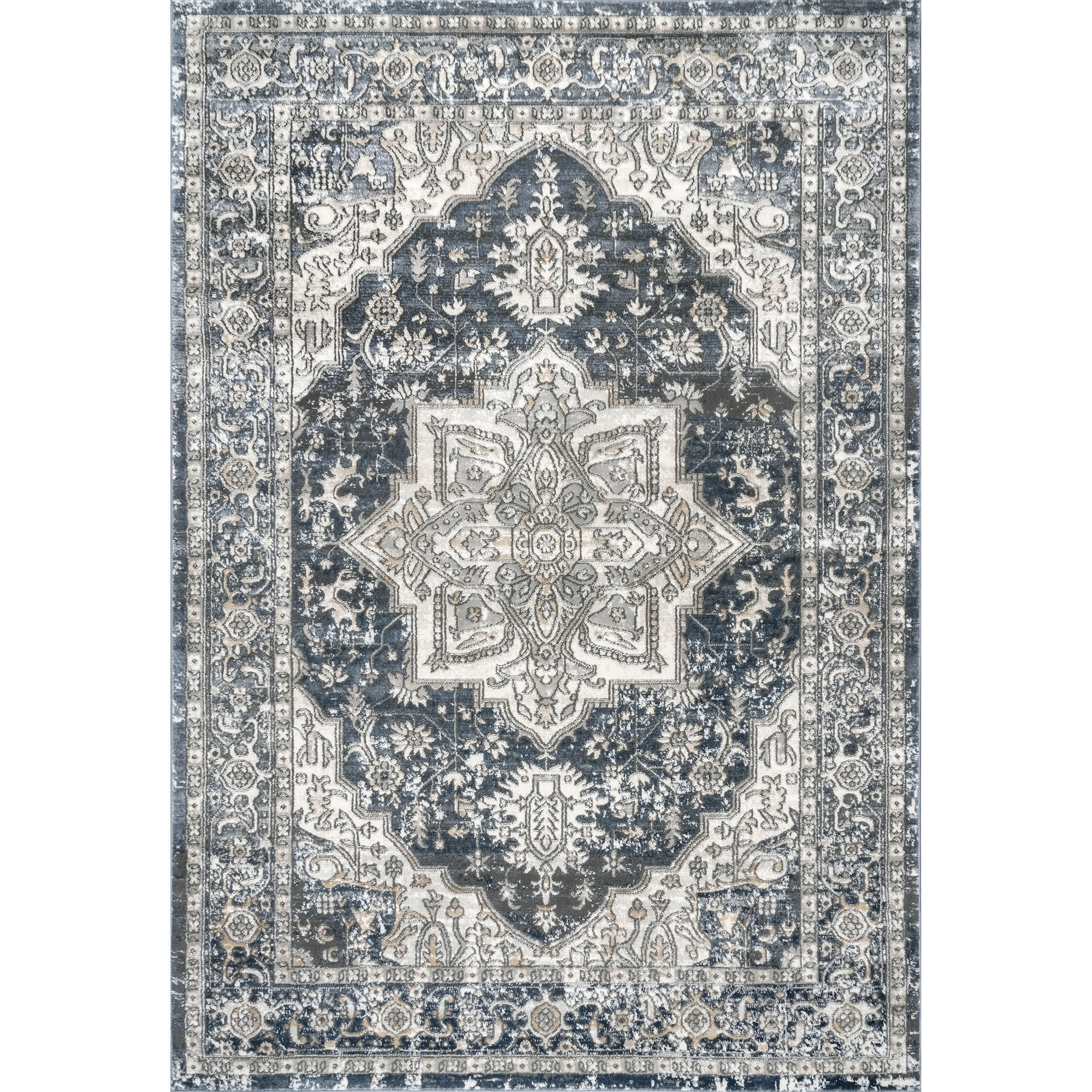 Darcie Traditional Medallion Area Rug