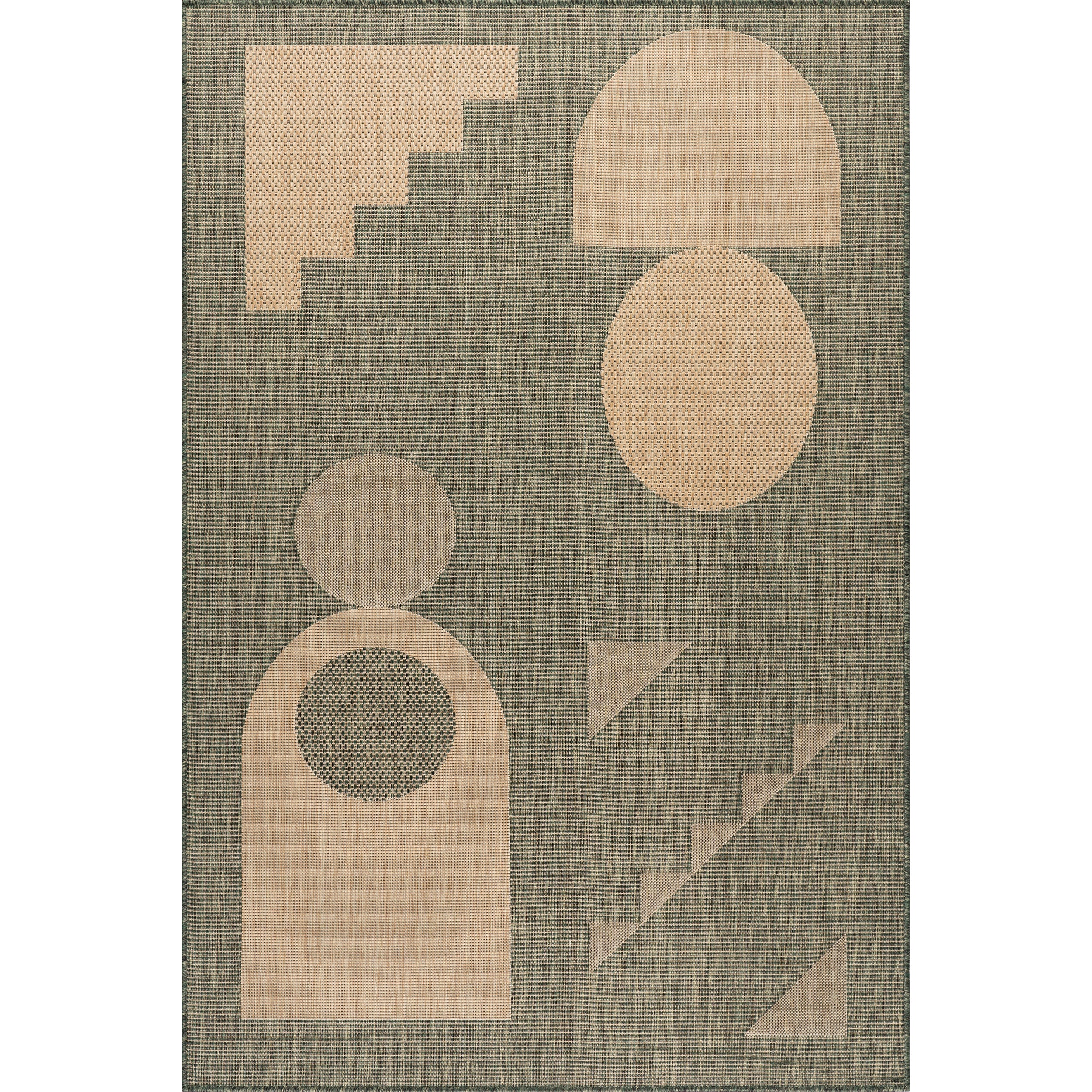Anslie Geometric Indoor/Outdoor Area Rug