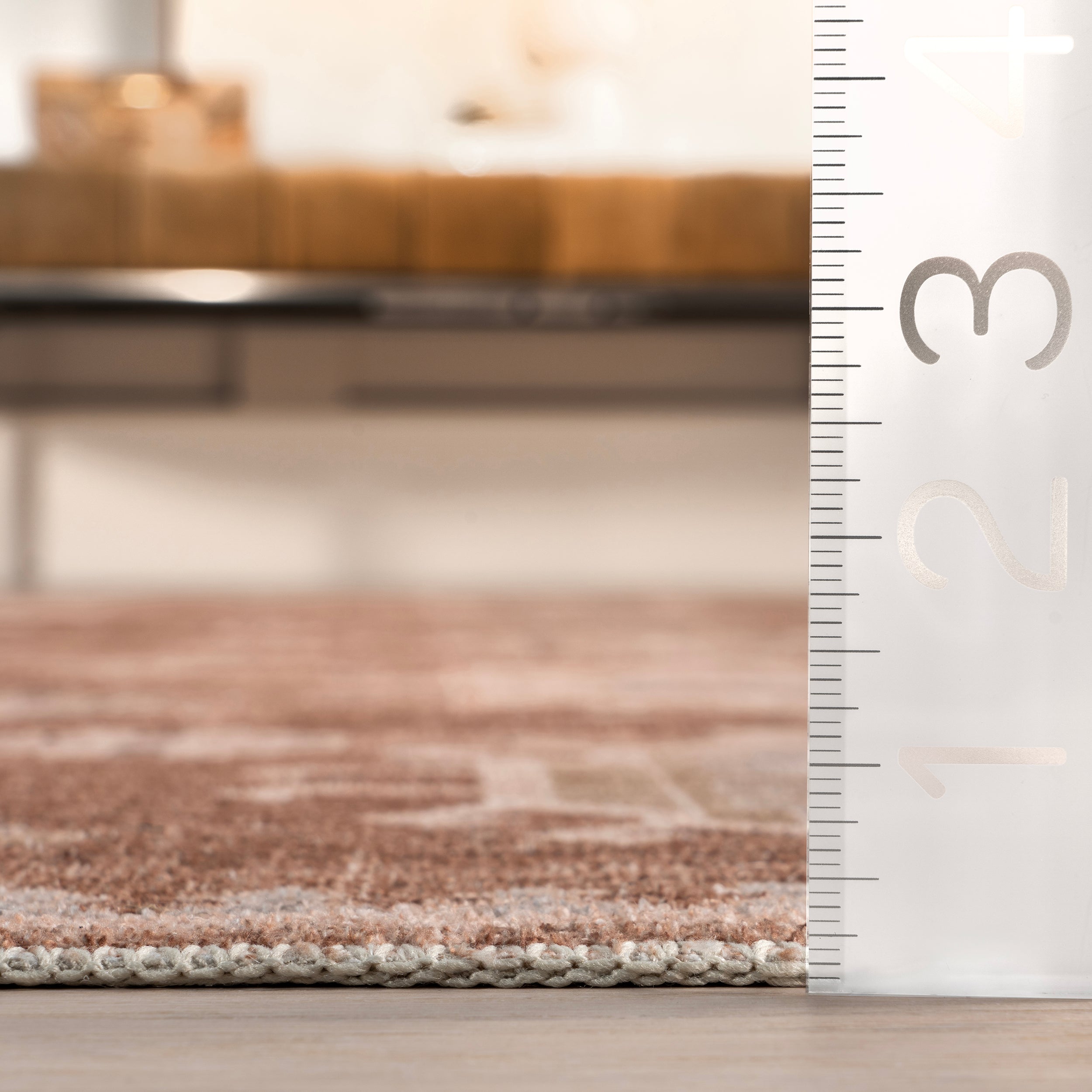 Avalon Multi Medallion Machine Washable Area Rug - Image 3