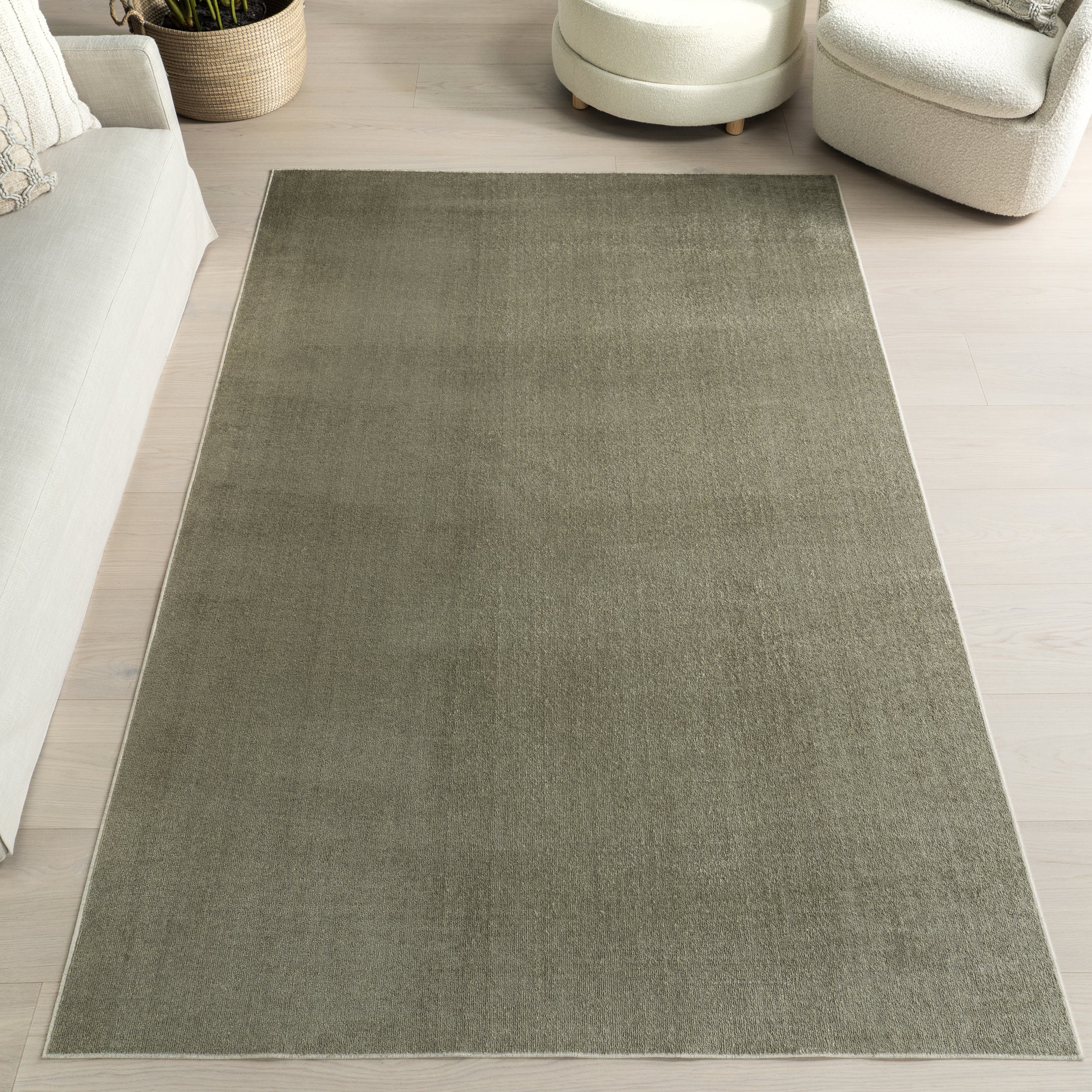 Argelia Solid Machine Washable Area Rug - Image 2