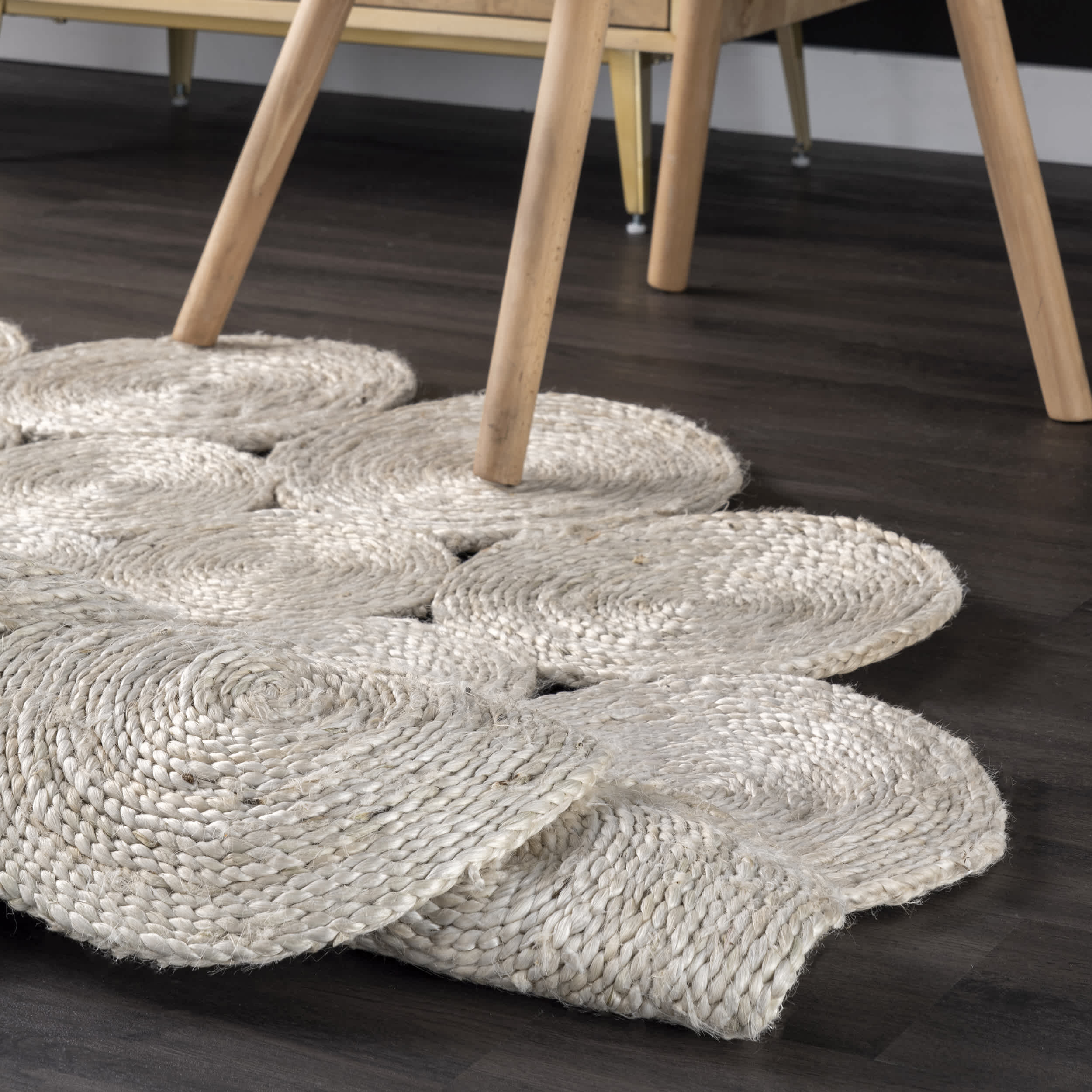 Eden Circle Braided Jute Area Rug - Image 4