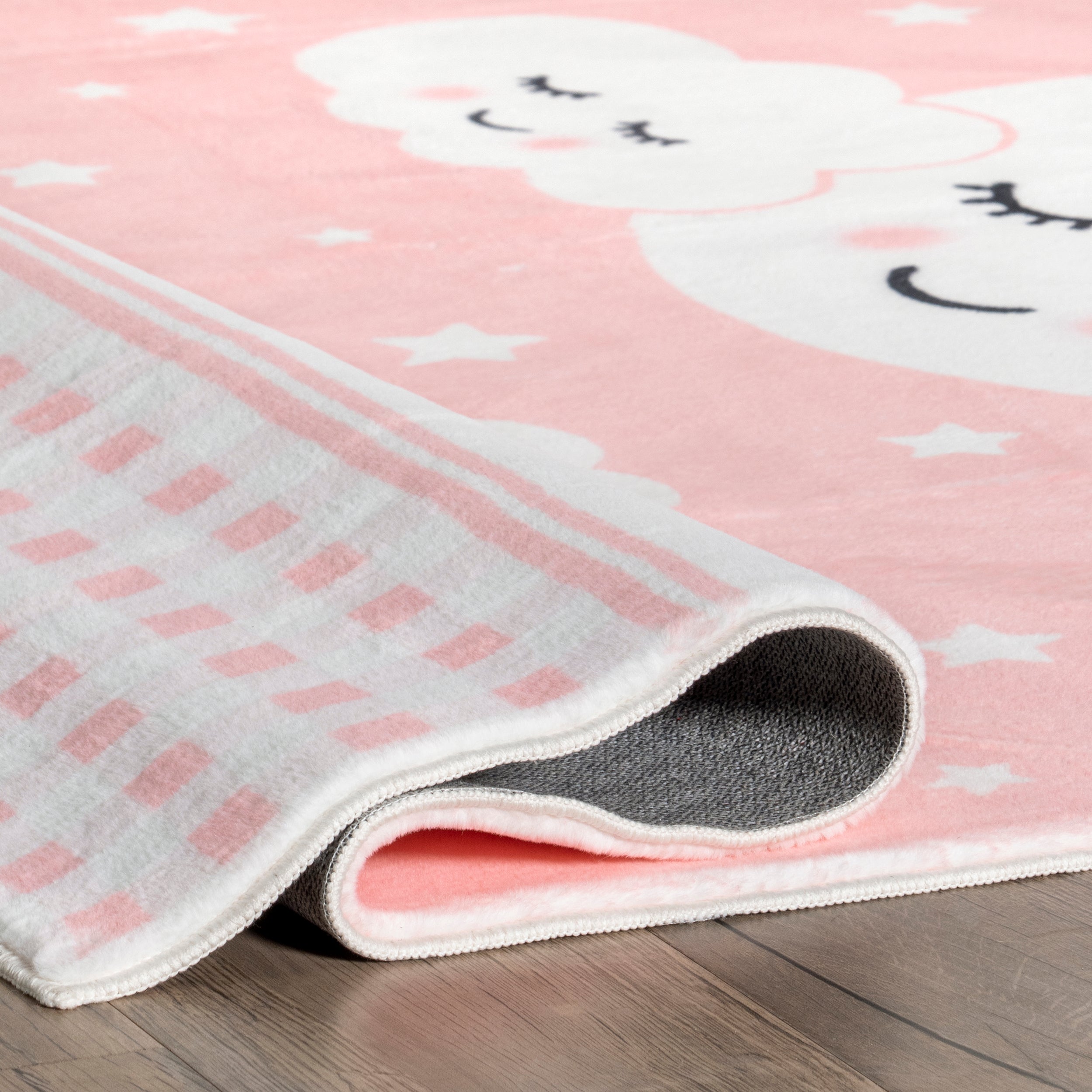 Peaceful Night Machine Washable Kids Area Rug - Image 4
