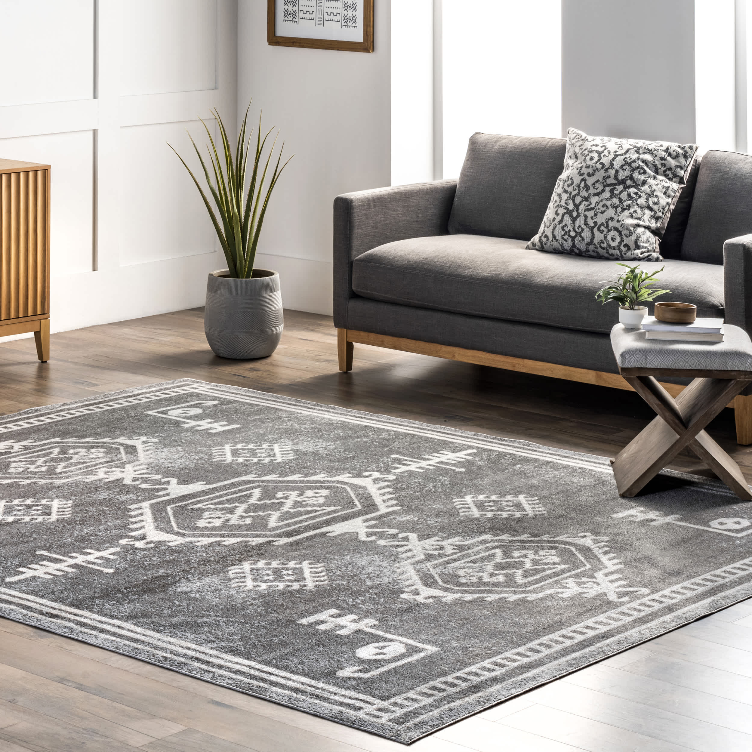 Kyleigh Machine Washable Southwestern Area Rug - Image 14