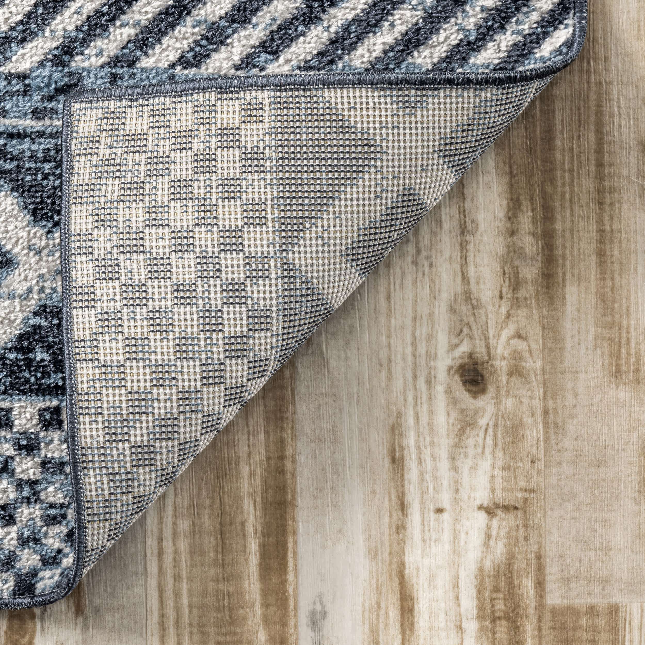 Ginnie Washable Banded Area Rug - Image 7