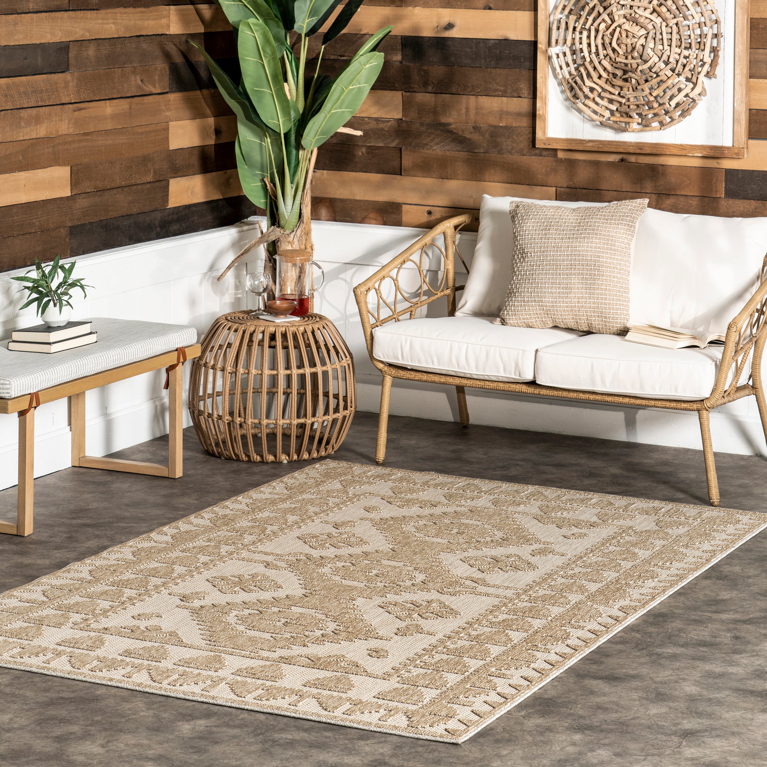Miesha PersianTransitional Indoor/Outdoor Area Rug - Image 2