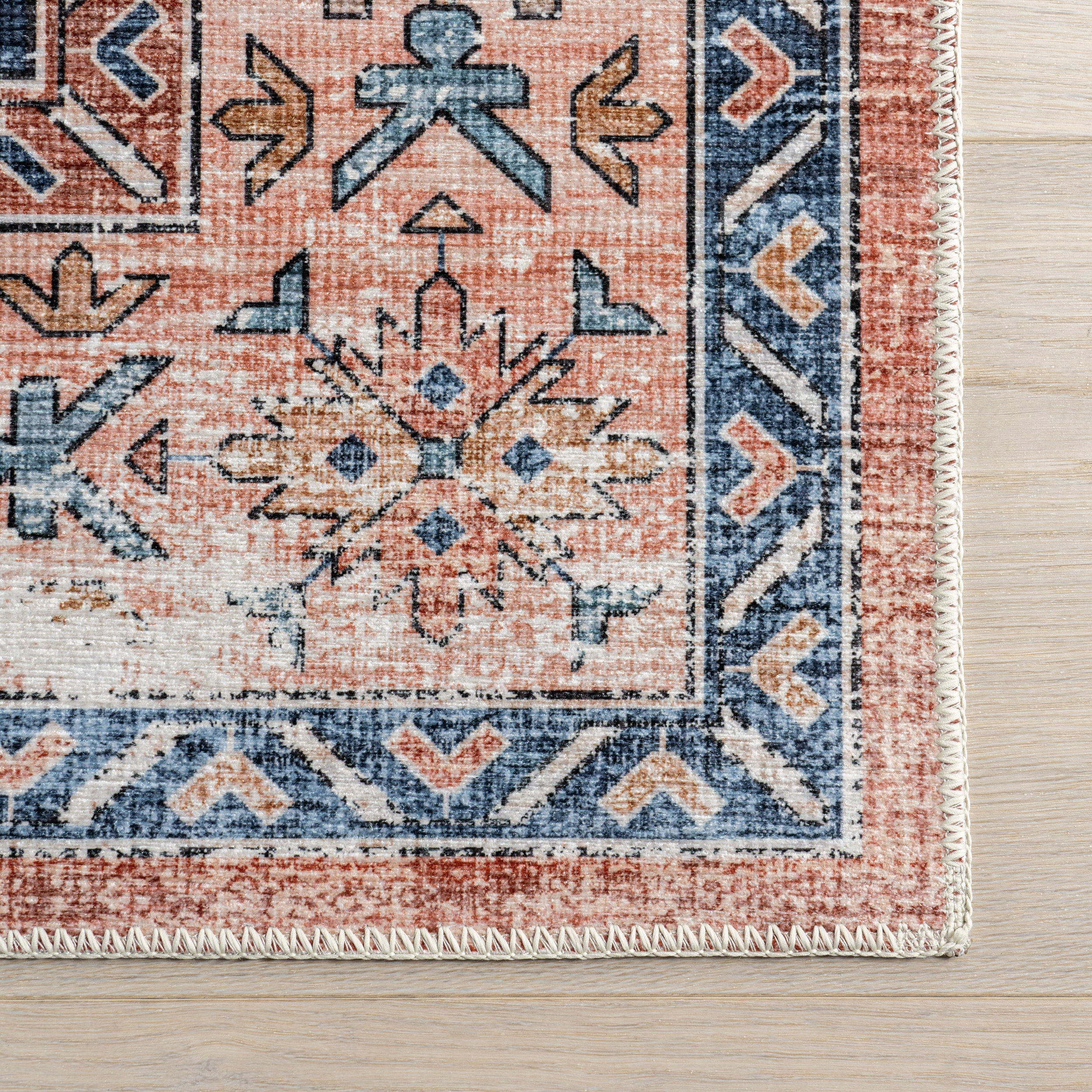 Astra SplashGuard Traditional Machine Washable Area Rug - Image 6