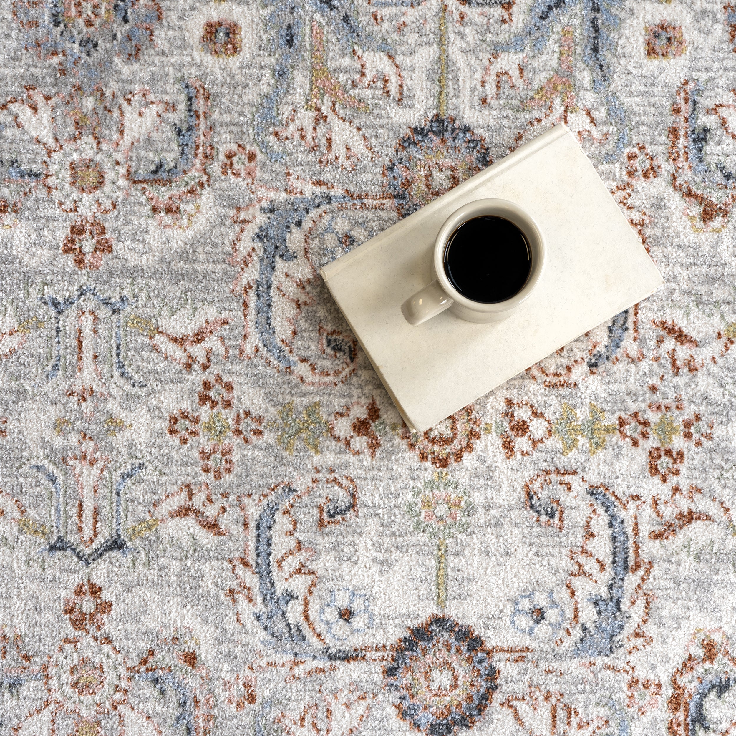 Lyric Medallion Machine Washable Area Rug - Image 7