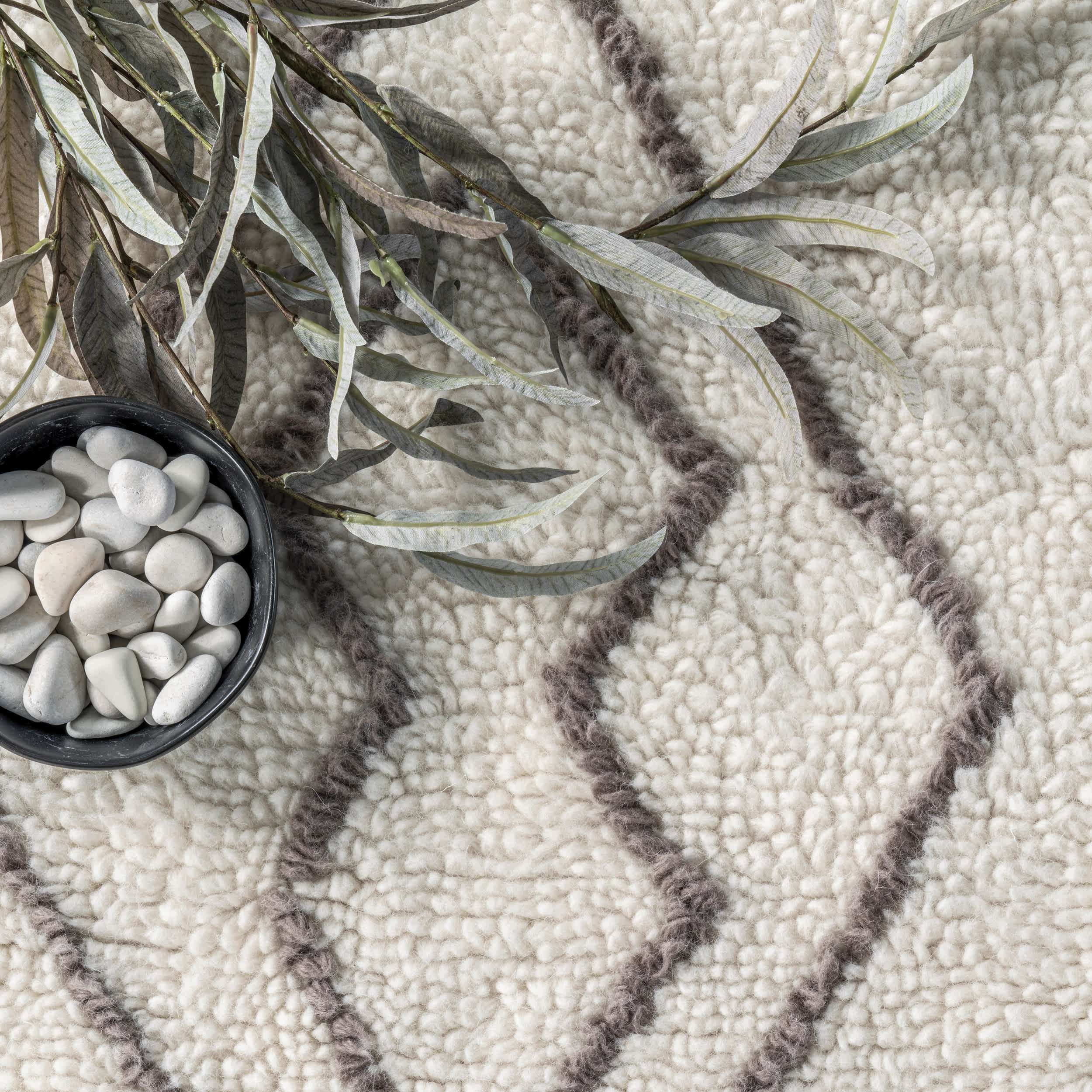 Moroccan Wool Washable Area Rug - Image 6