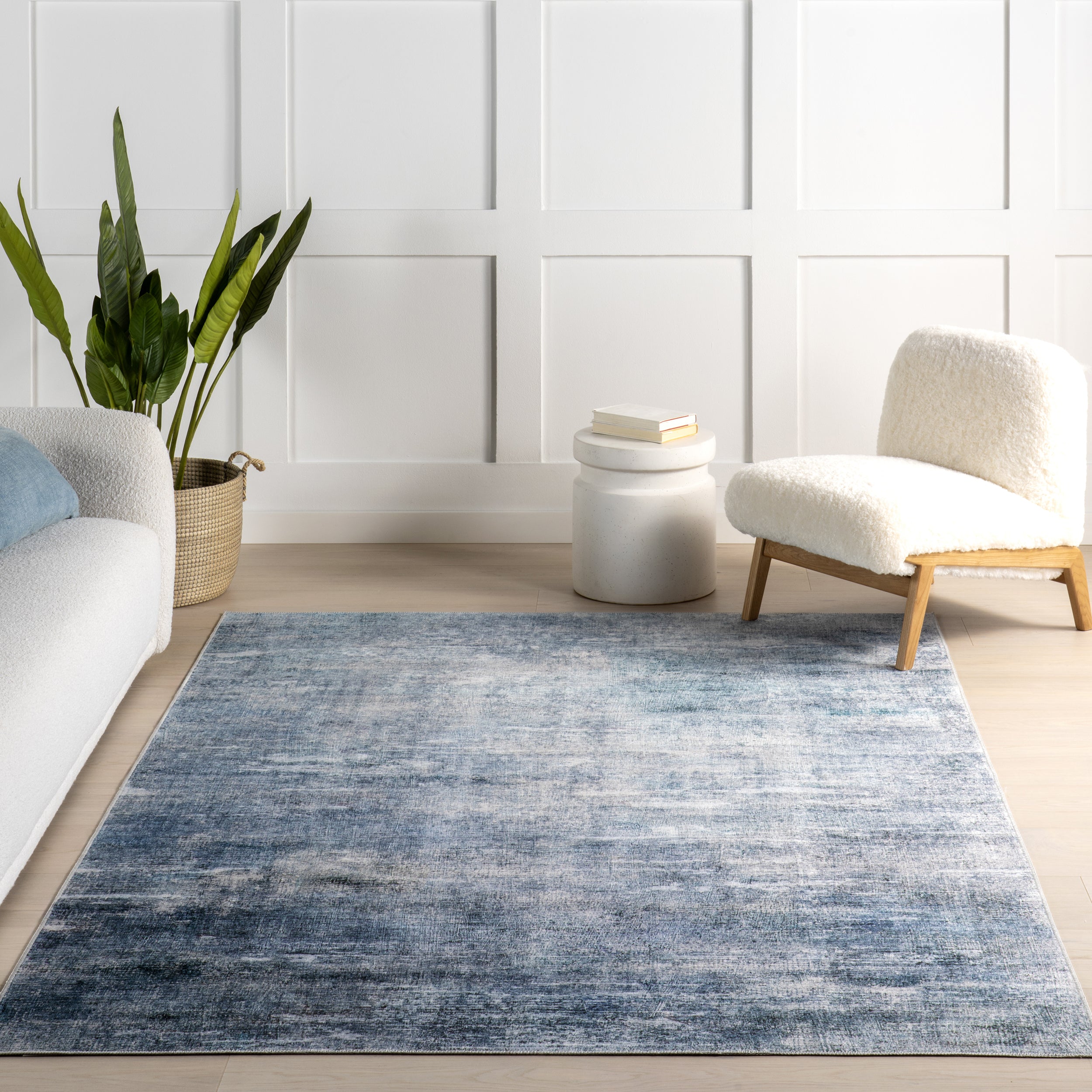 Ellison SplashGuard Modern Abstract Machine Washable Area Rug - Image 9