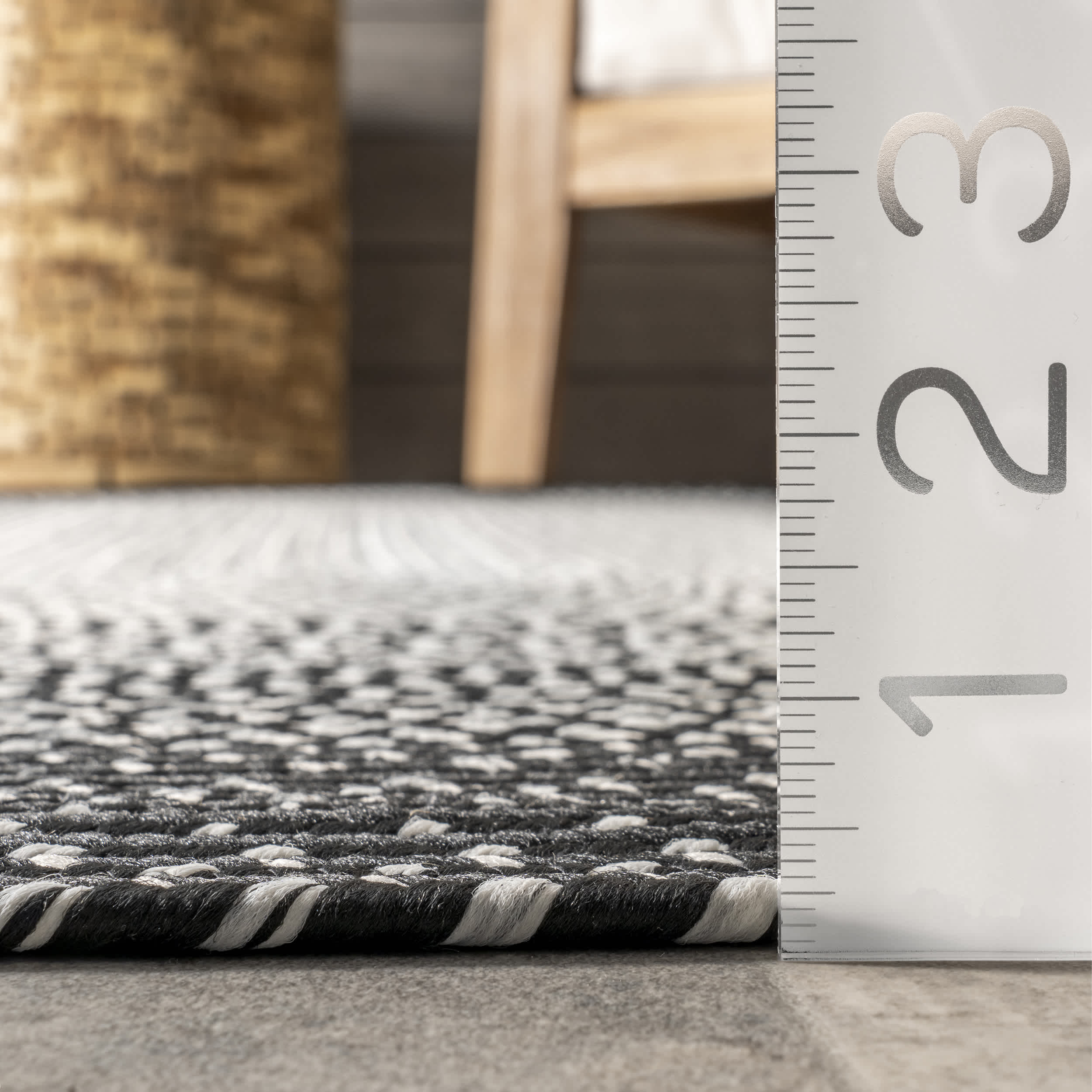 Juliana Ombre Braided Indoor/Outdoor Area Rug - Image 3