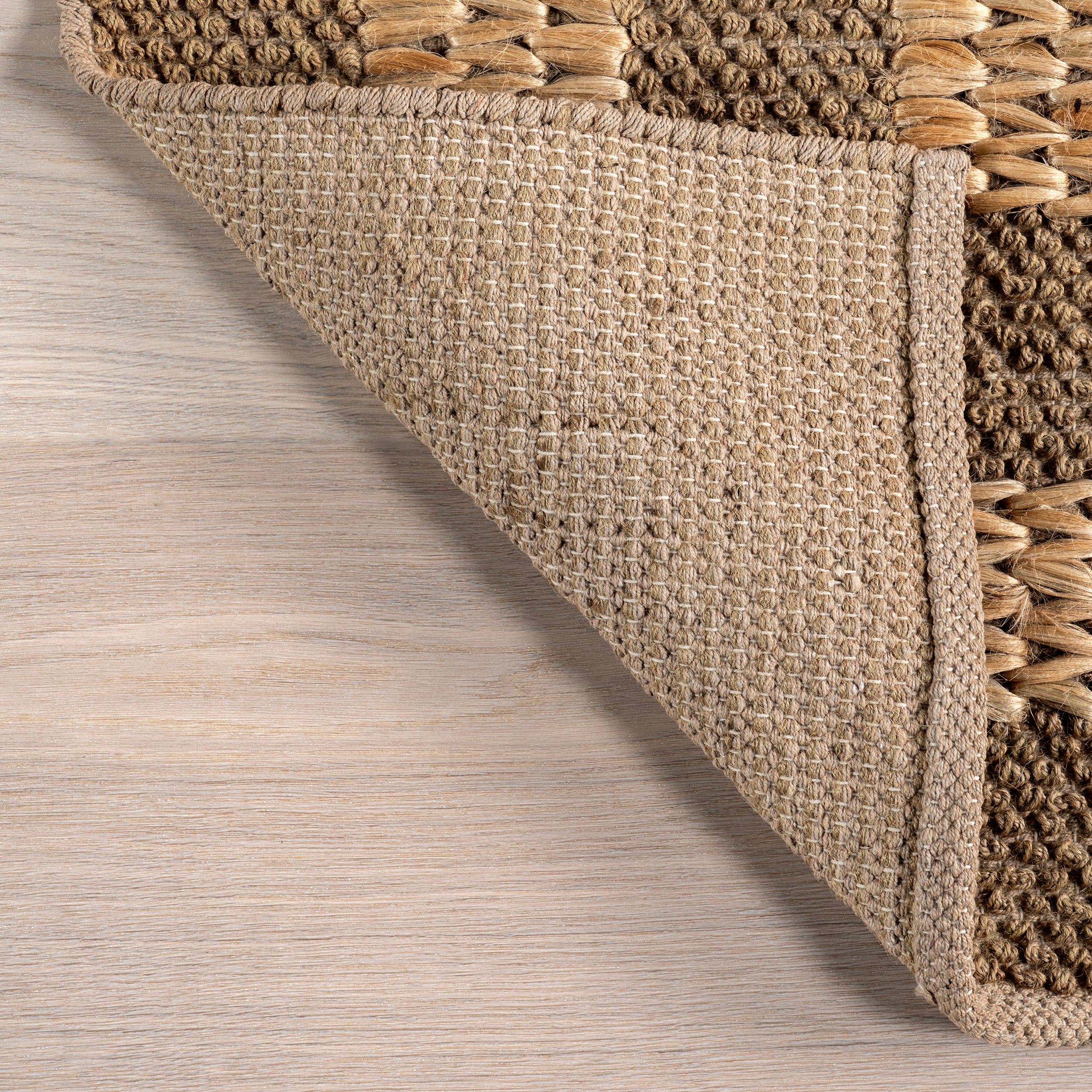 Linnett Farmhouse Bordered Jute Area Rug - Image 7