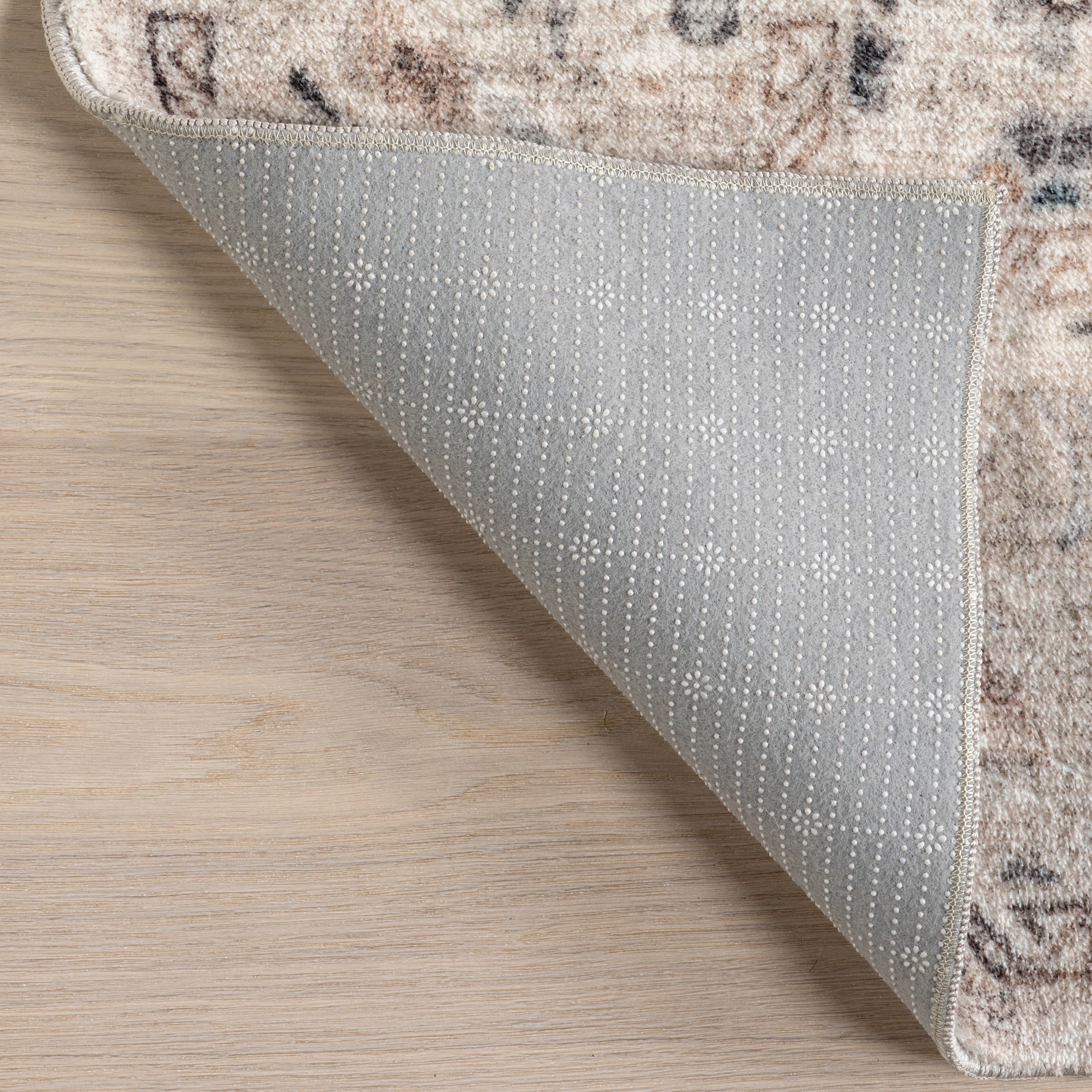 Ashby Floral Medallion Machine Washable Area Rug - Image 7