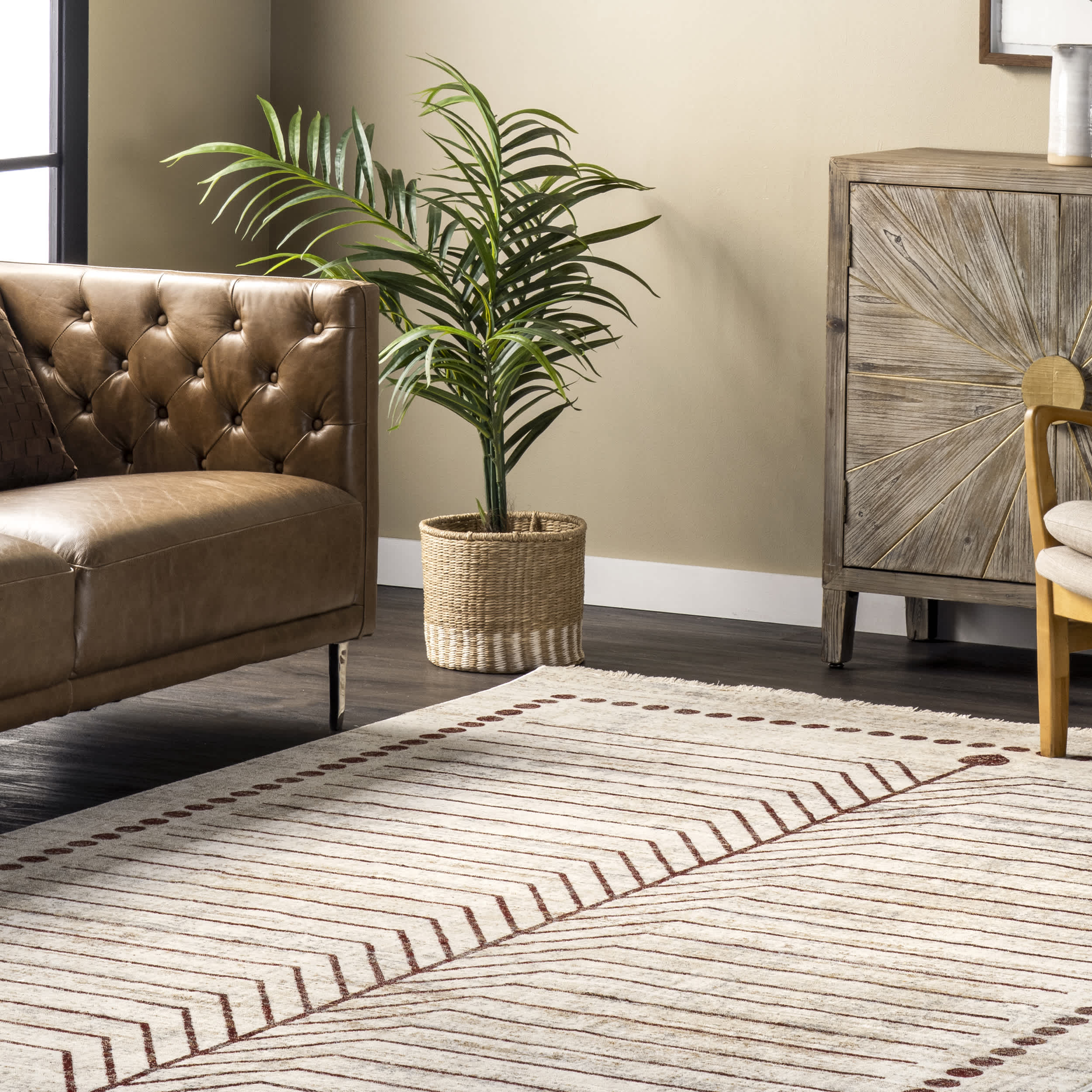 Gothic Zen Fringed Area Rug - Image 9