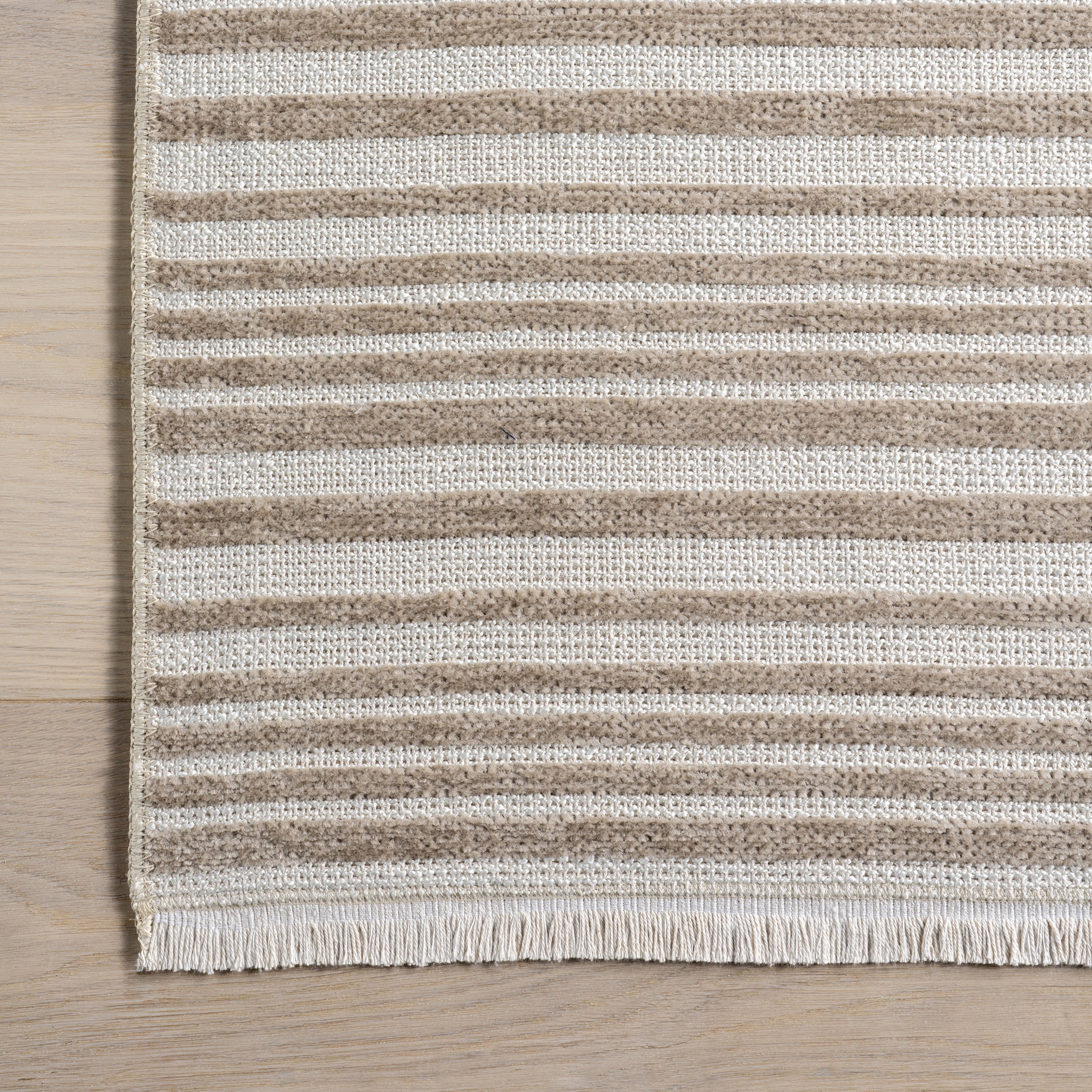 Millicent Striped Machine Washable Area Rug - Image 6