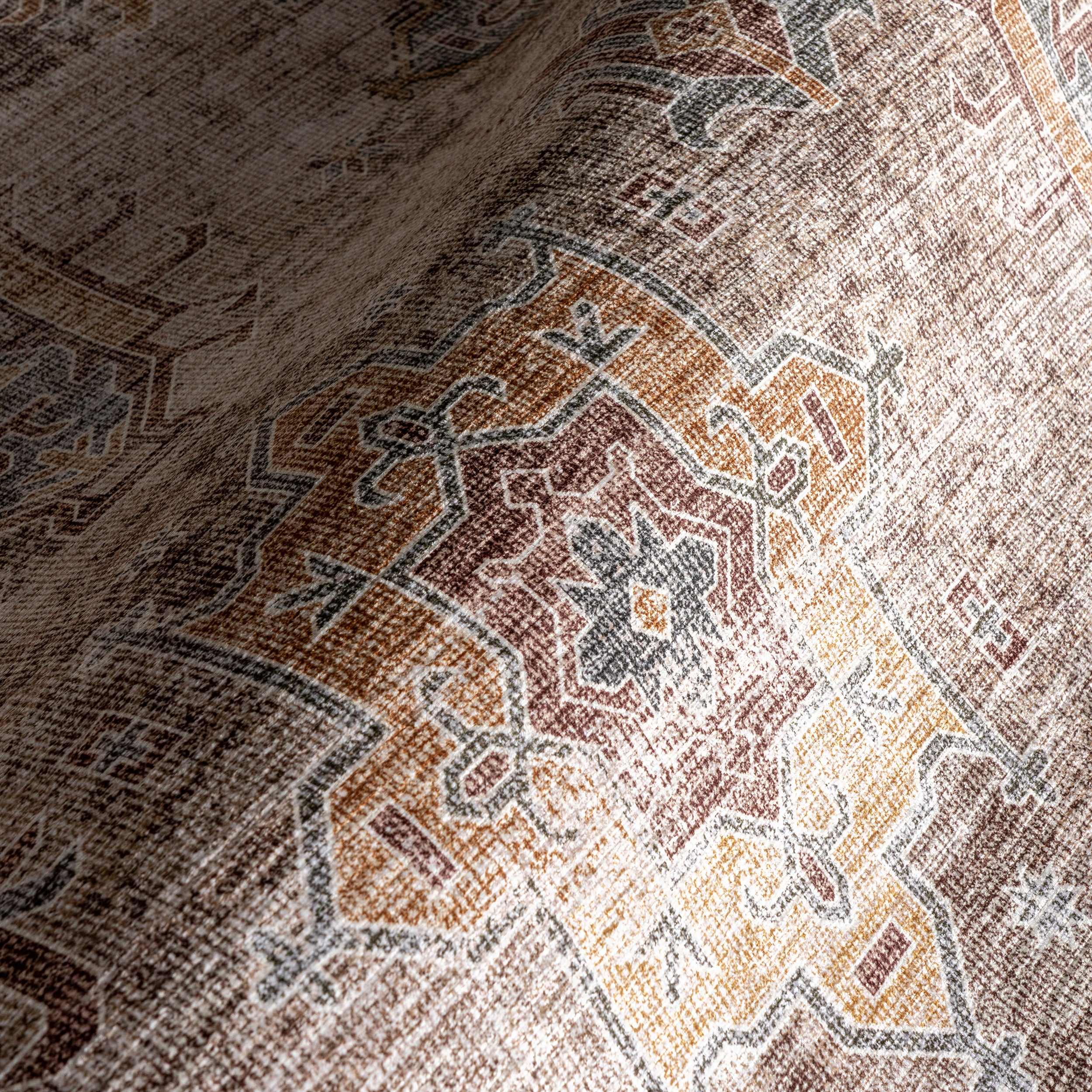 Philomena Medallion Spill Proof Machine Washable Area Rug - Image 23
