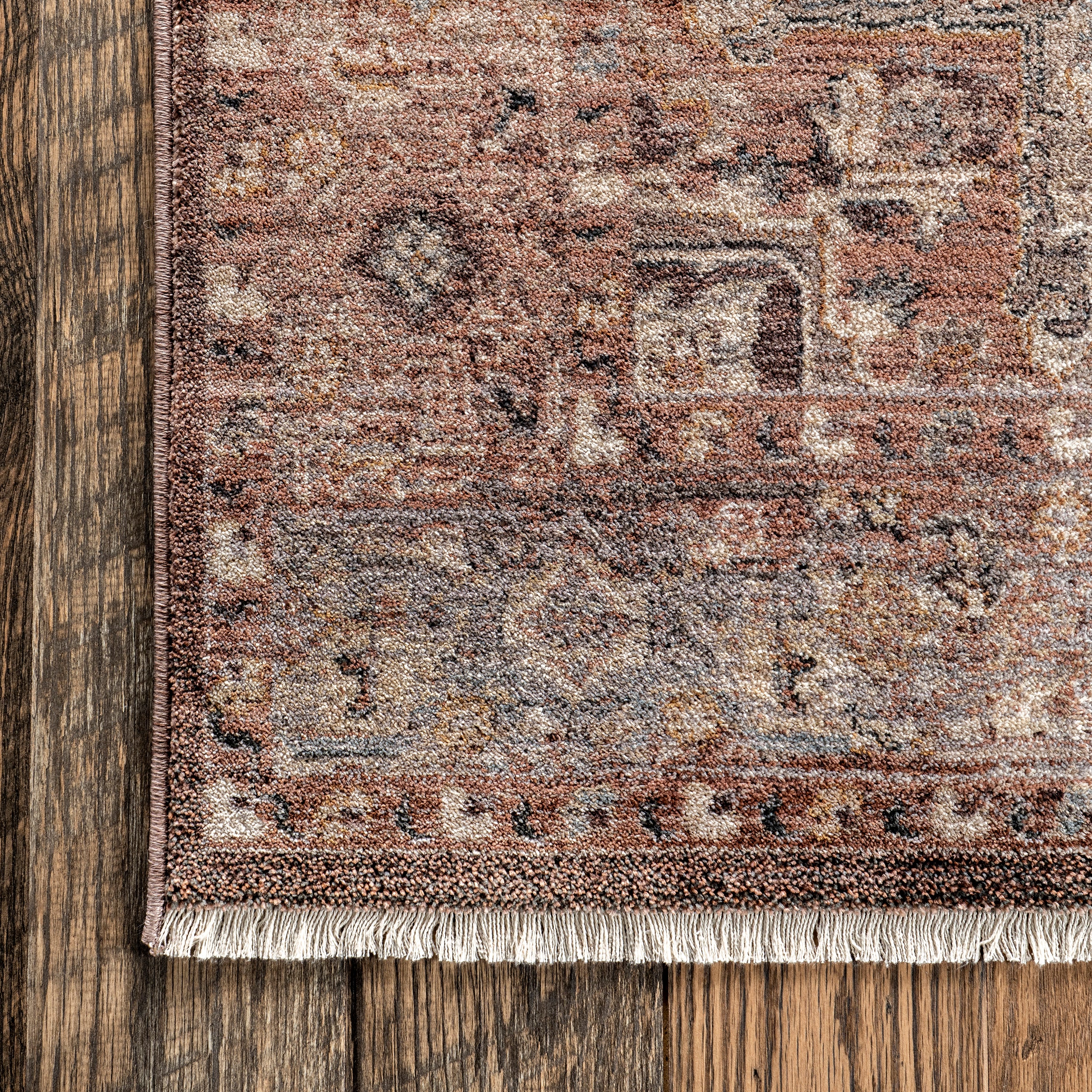 Philippa Traditional Medallion Fringe Area Rug - Image 5