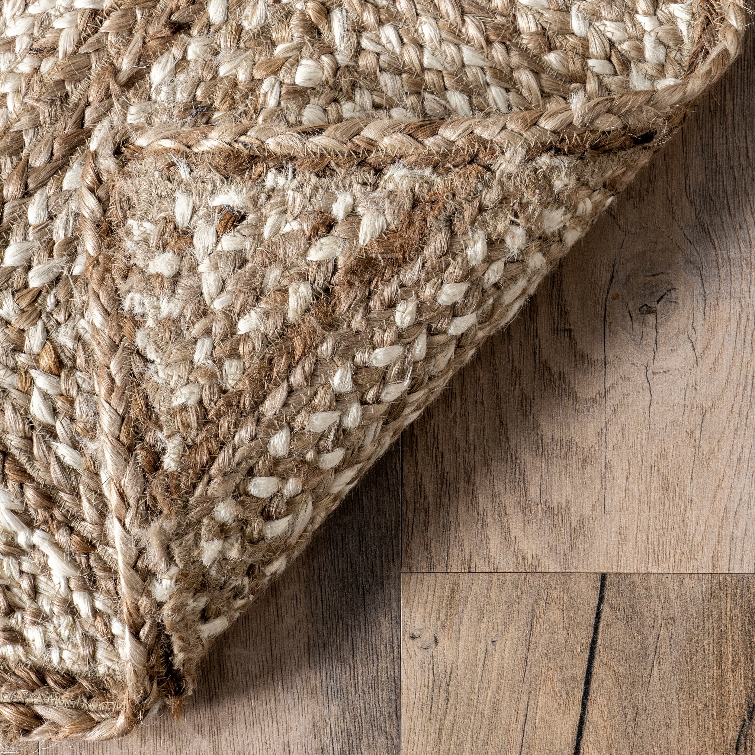 Meja Moroccan Lattice Jute Area Rug - Image 7
